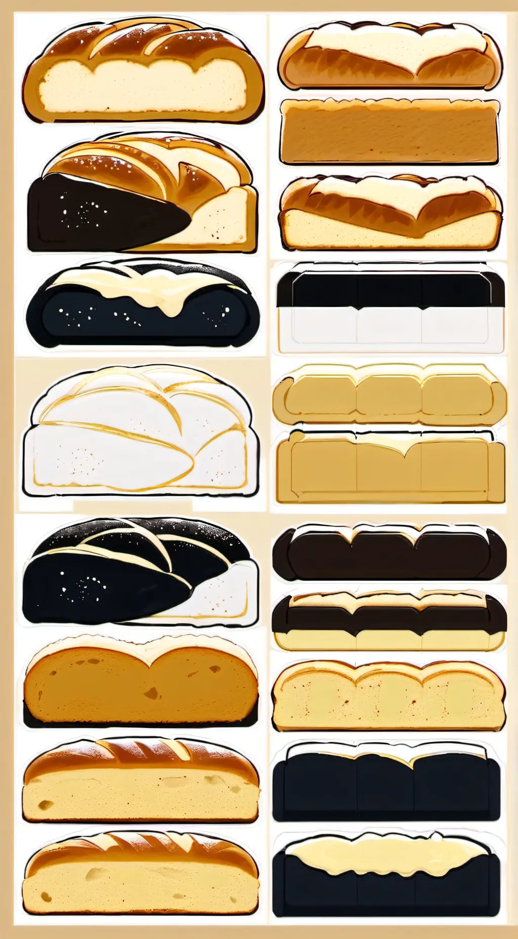 ai character: Just bread  background