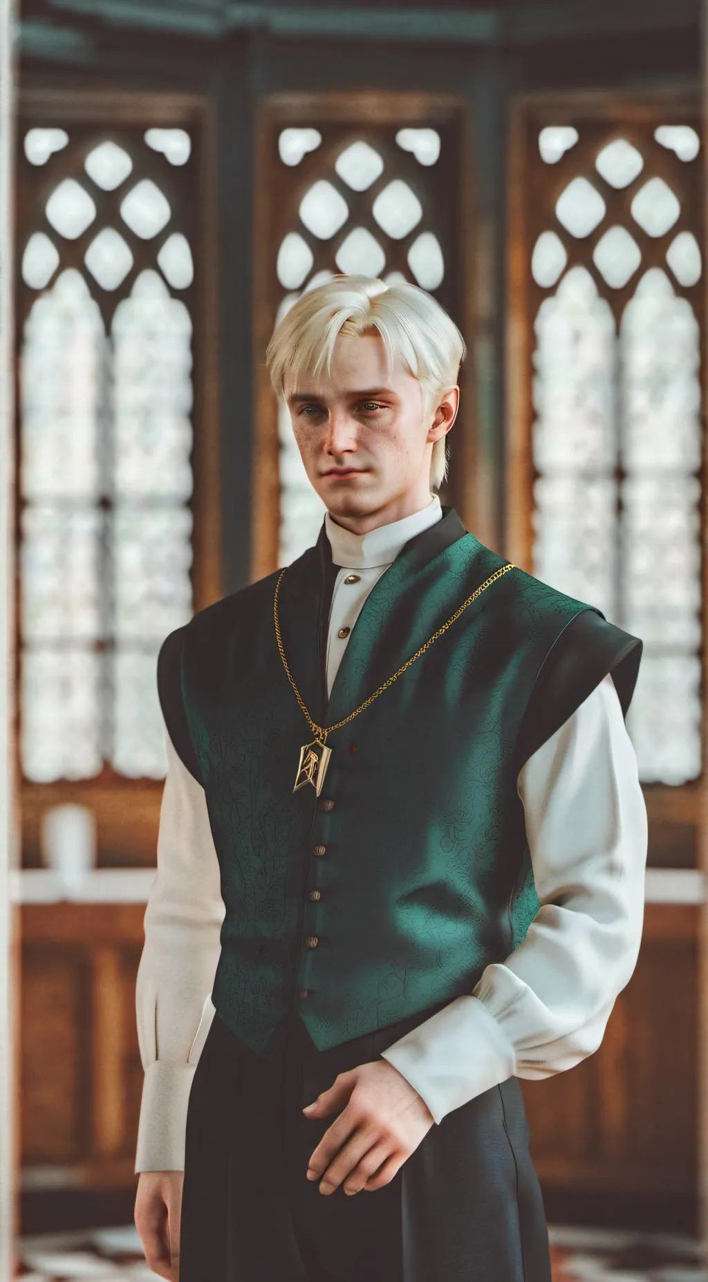 ai character: Hogwarts background