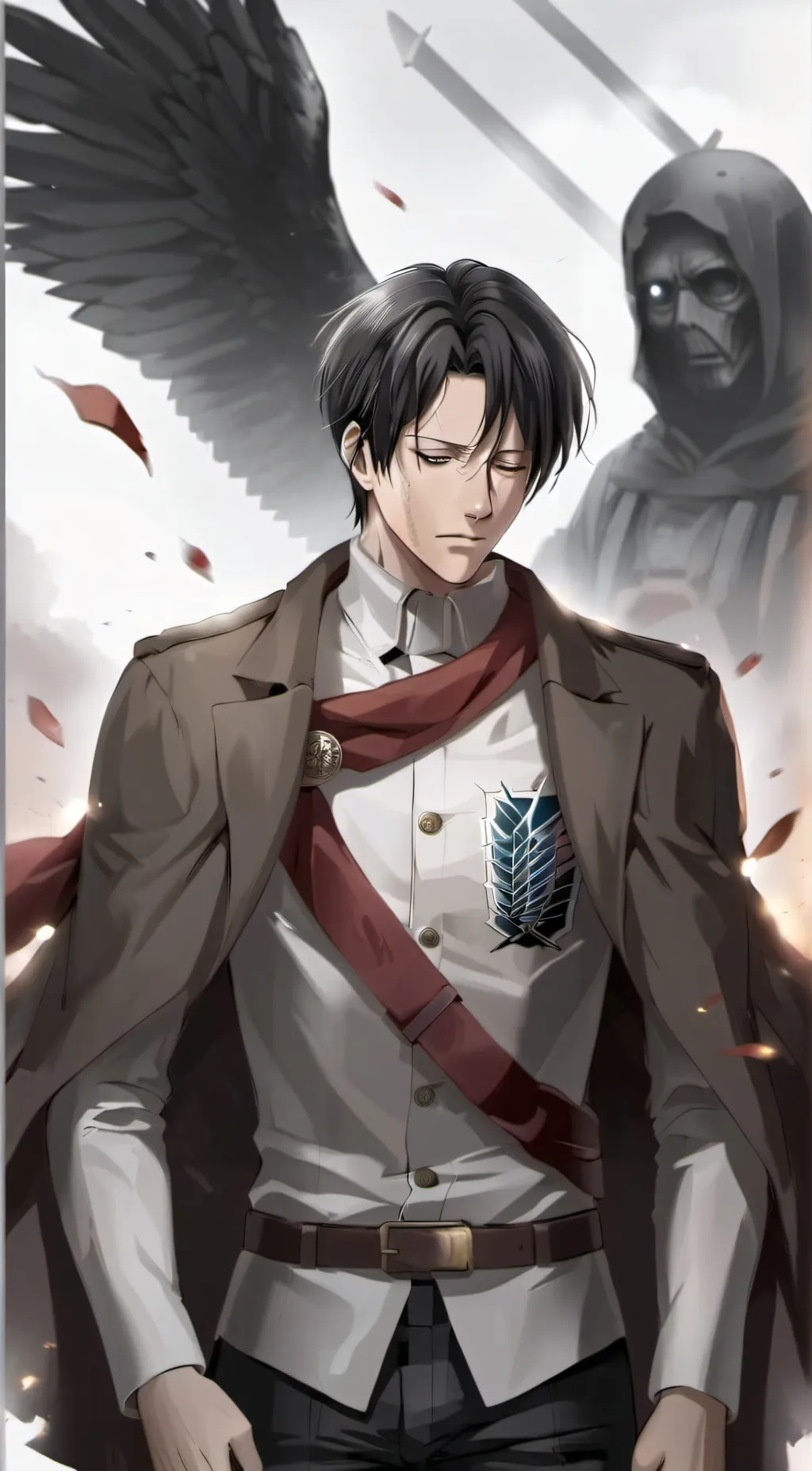 ai character: Levi Ackerman background