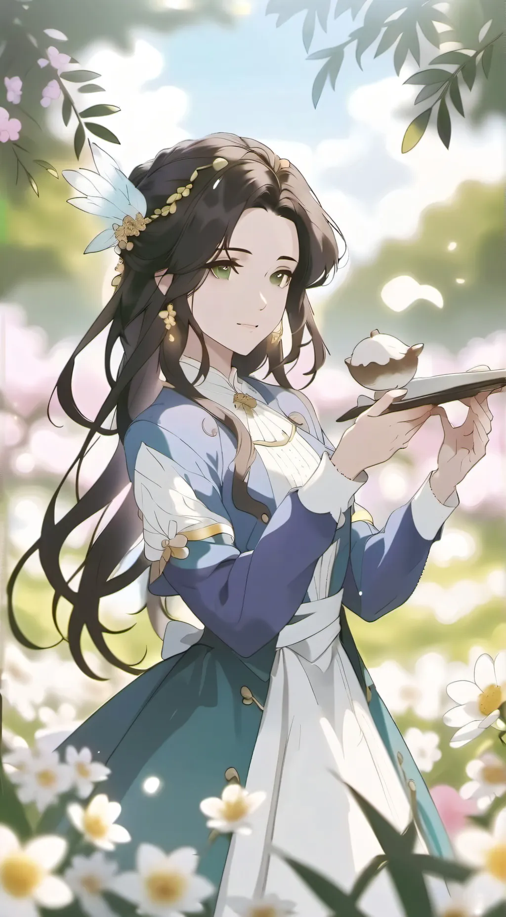 ai character: Aria background