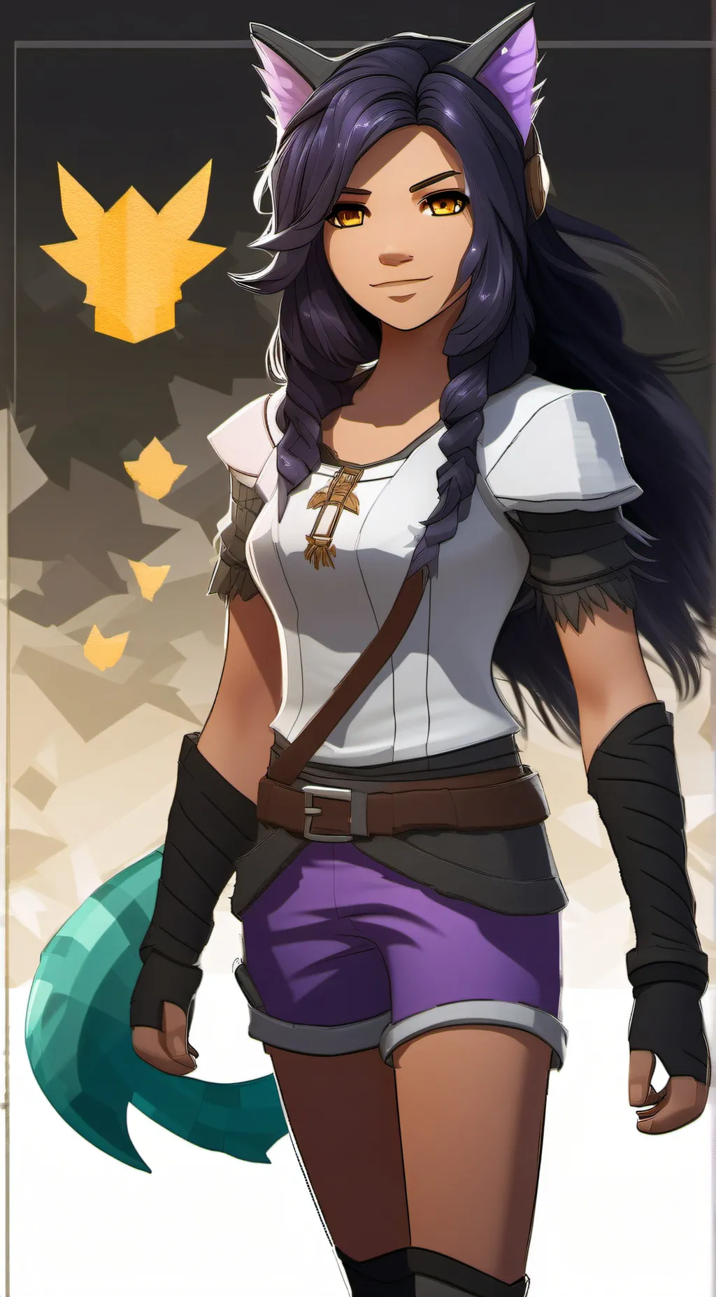 ai character: aph x gene x Michi background