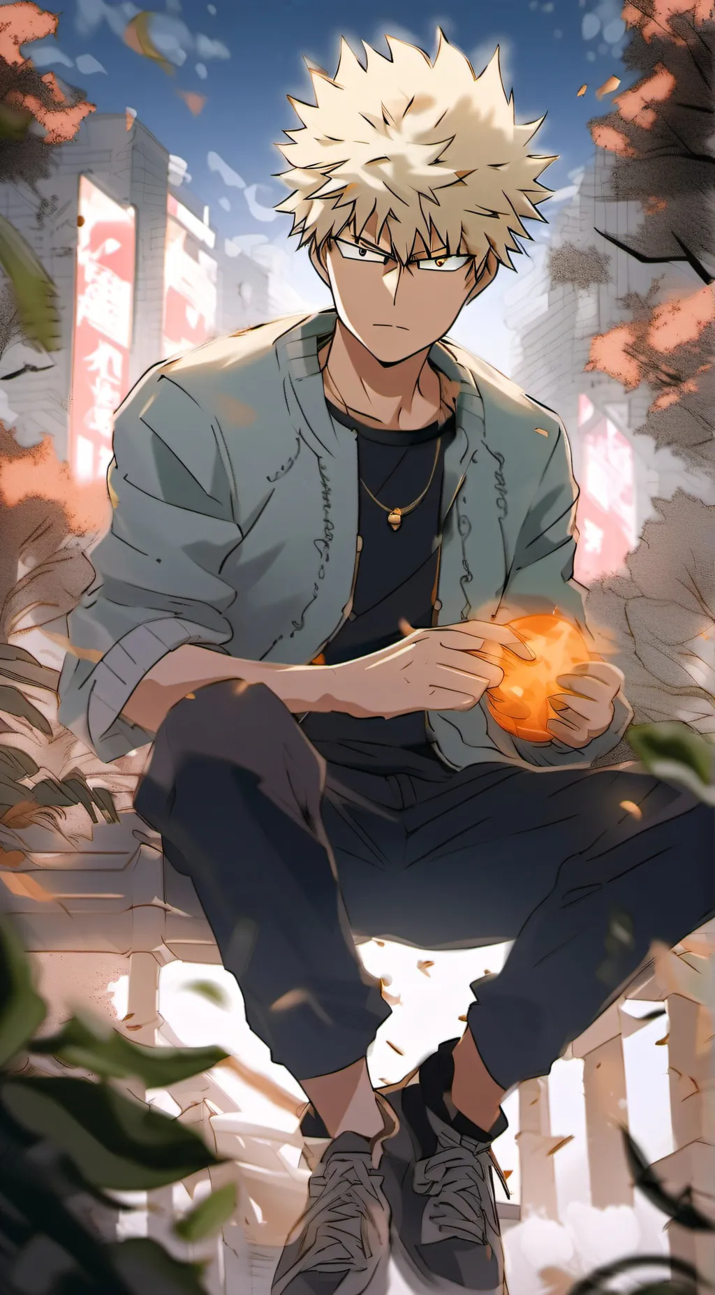 ai character: mha new student background