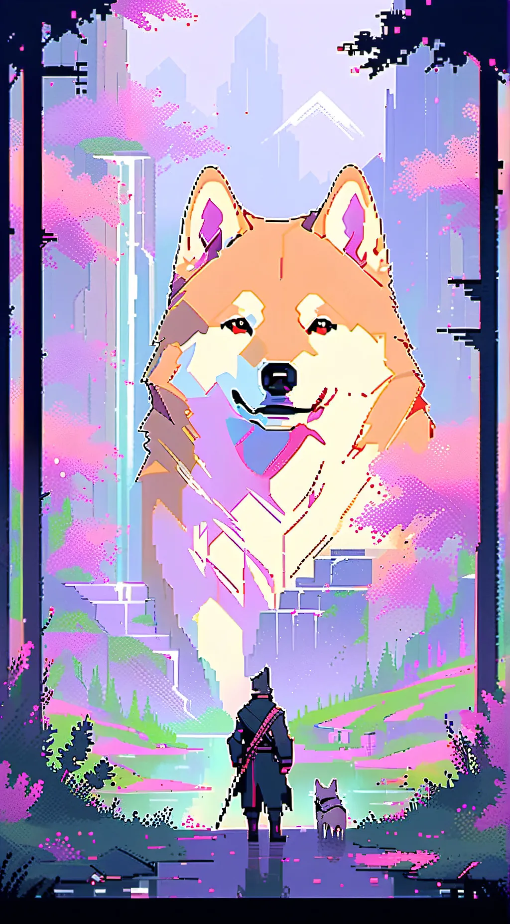 ai character: doge god background