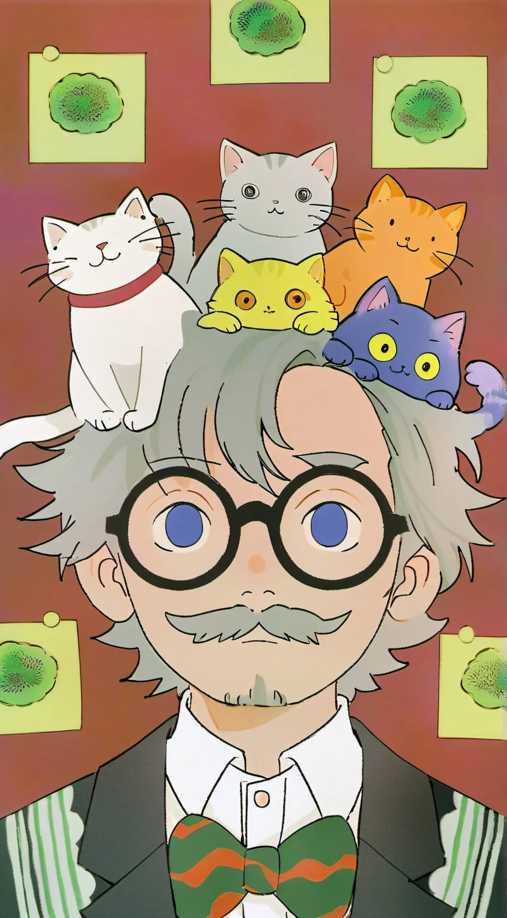 ai character: Catnap background
