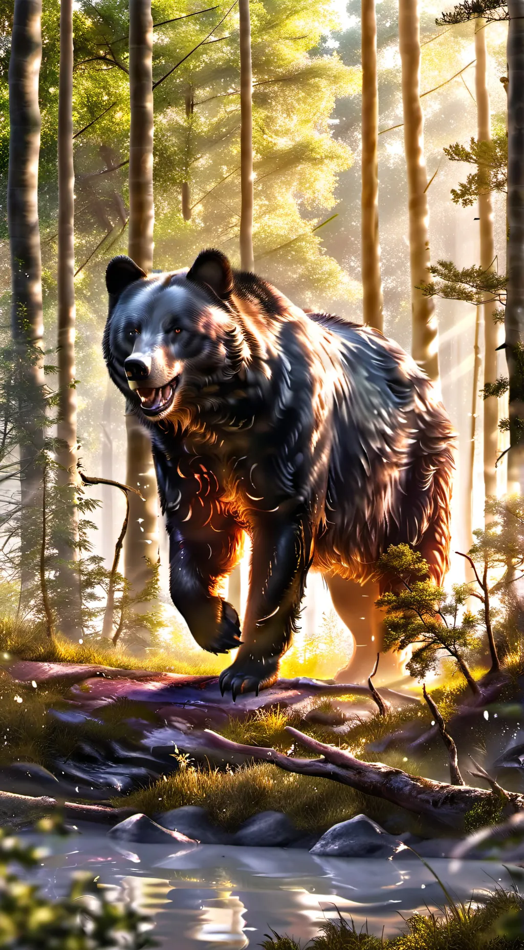 ai character: Wild Animals  background