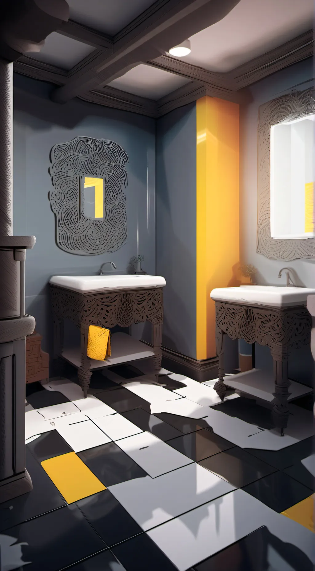 ai character: Backrooms  background