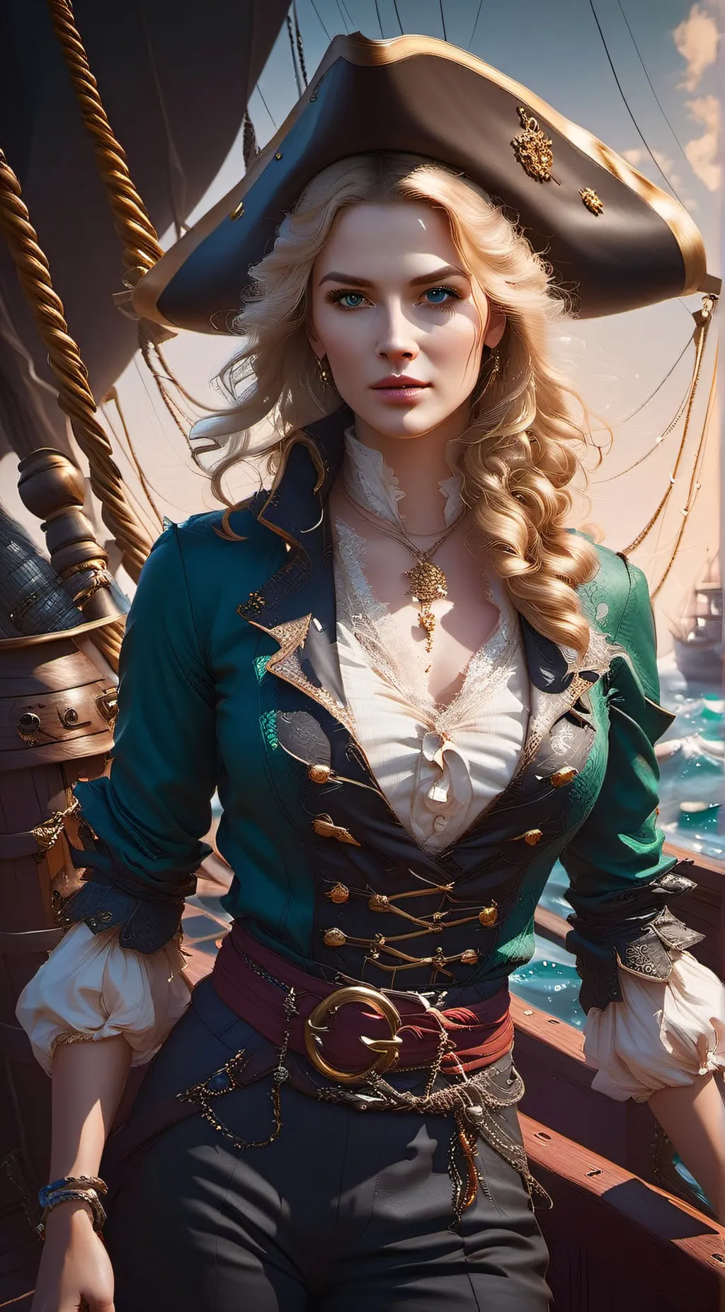 ai character: Rosalina Morgan  background