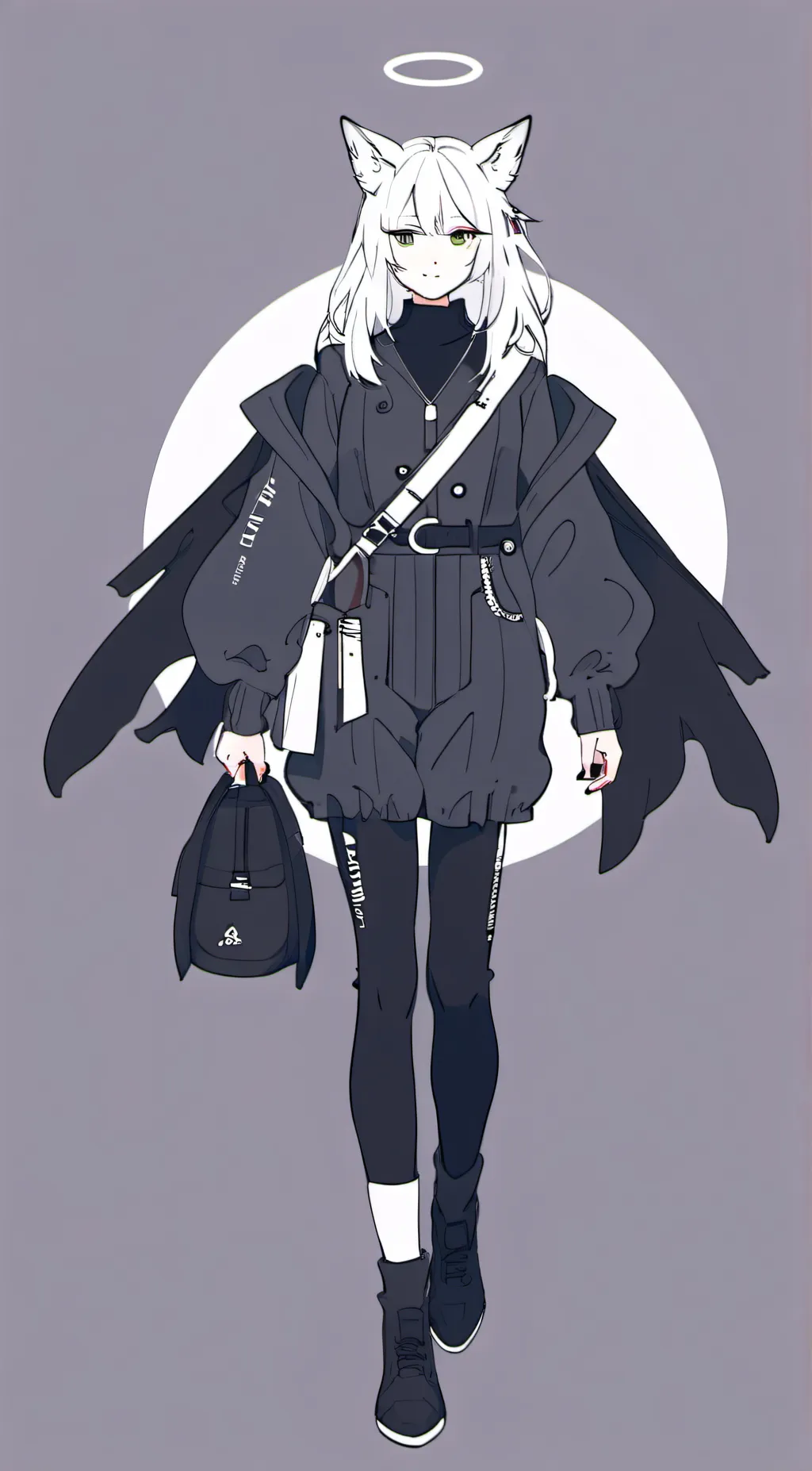 ai character: bad chilled background