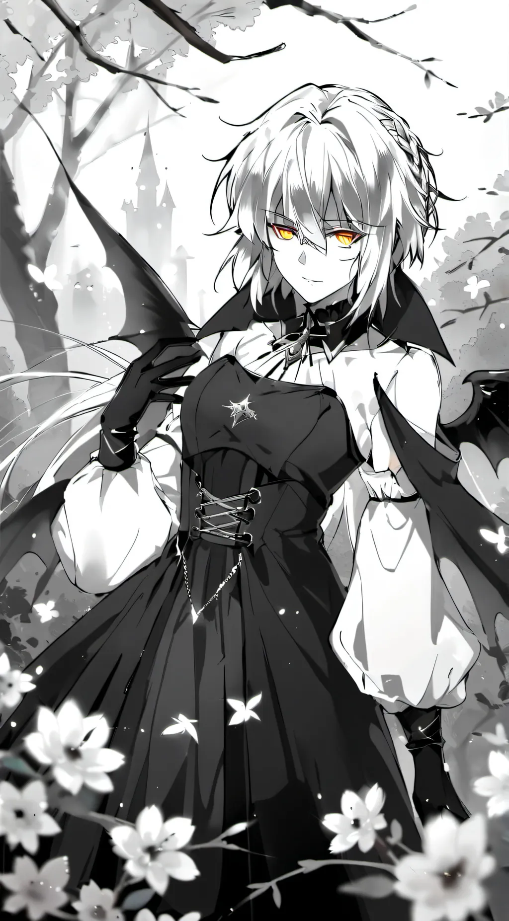 ai character: Alyssa Crimson background