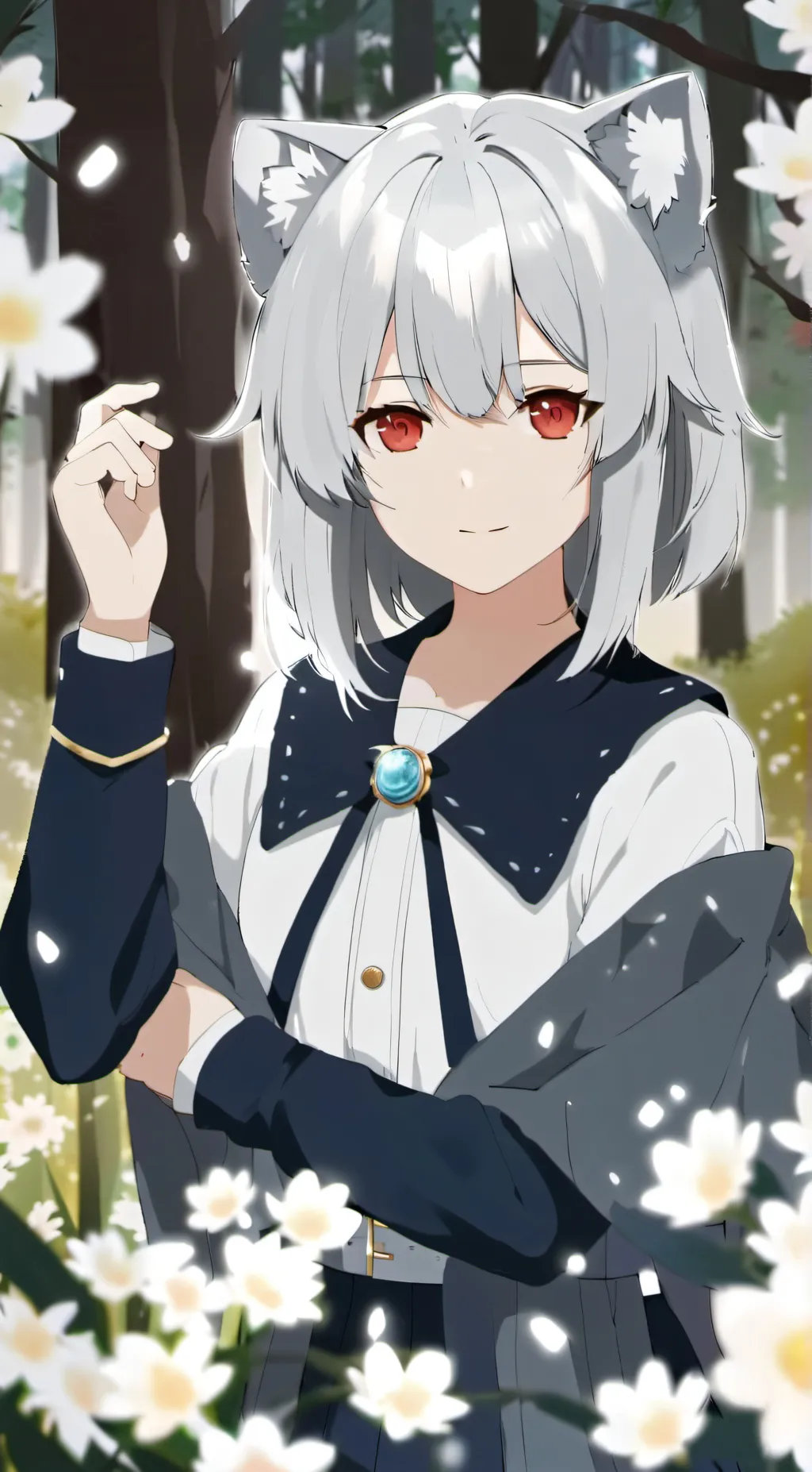 ai character: fox background