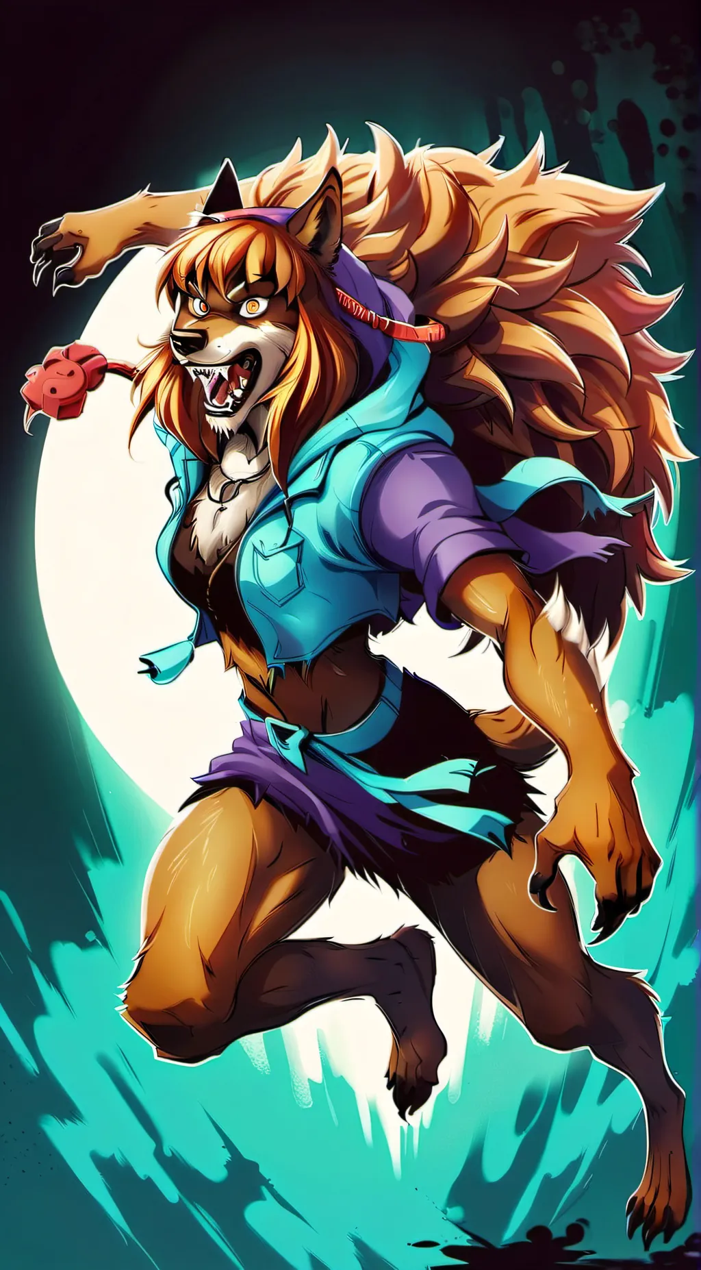 ai character: Daphne (werewolf) background