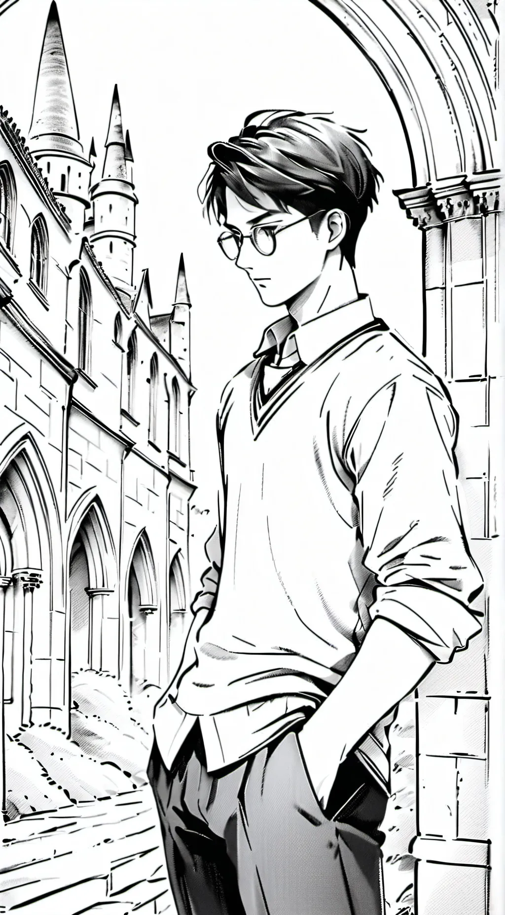 ai character: ☆Hogwarts☆ background