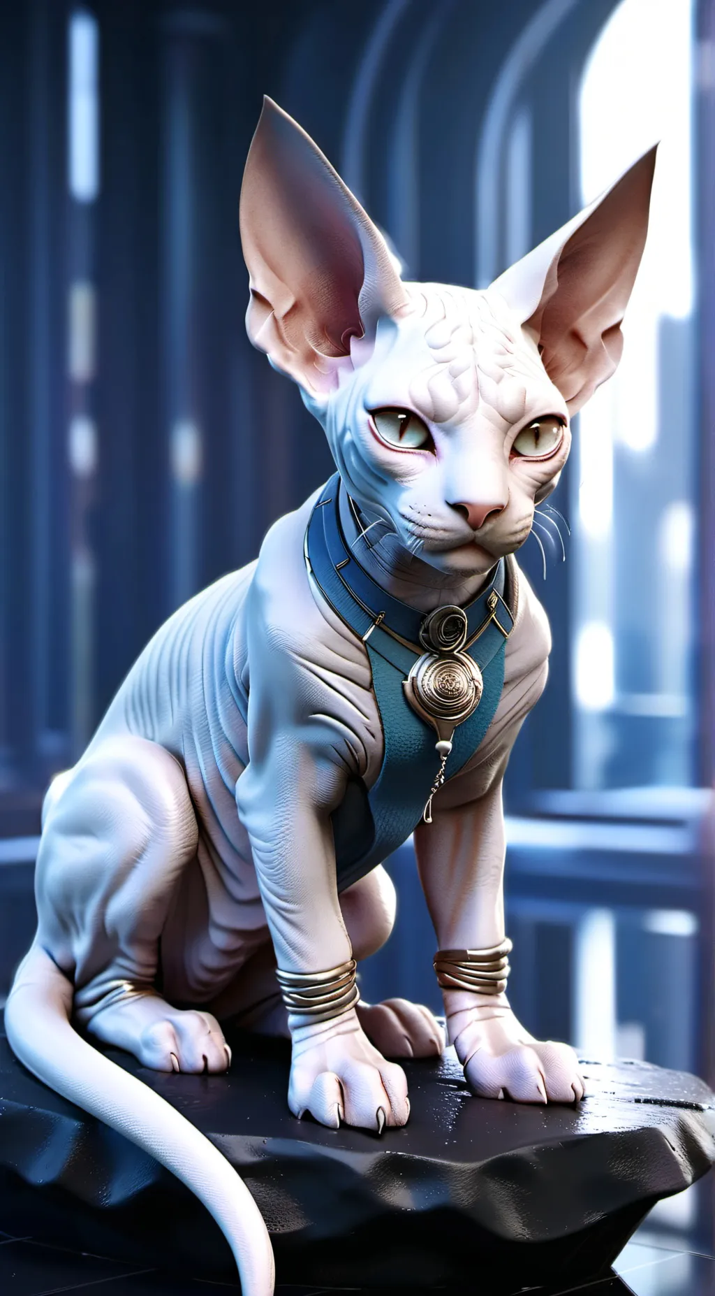 ai character: cat background