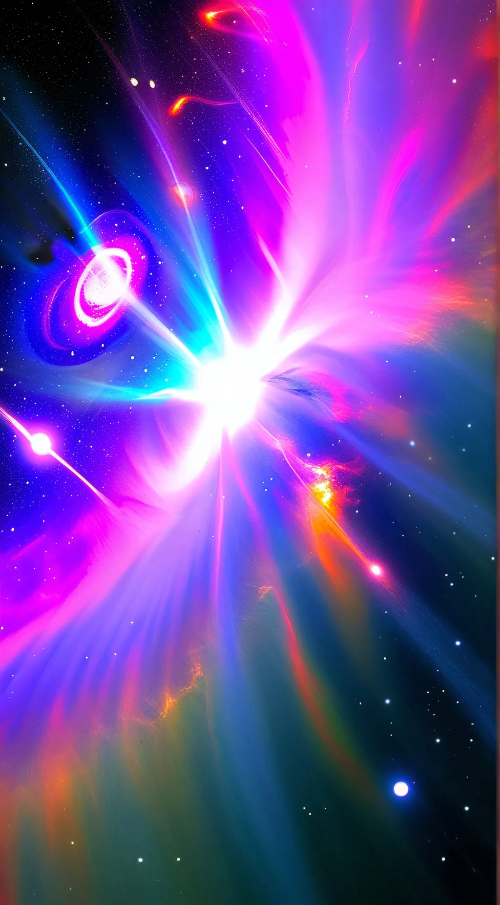 ai character: Solar storm background
