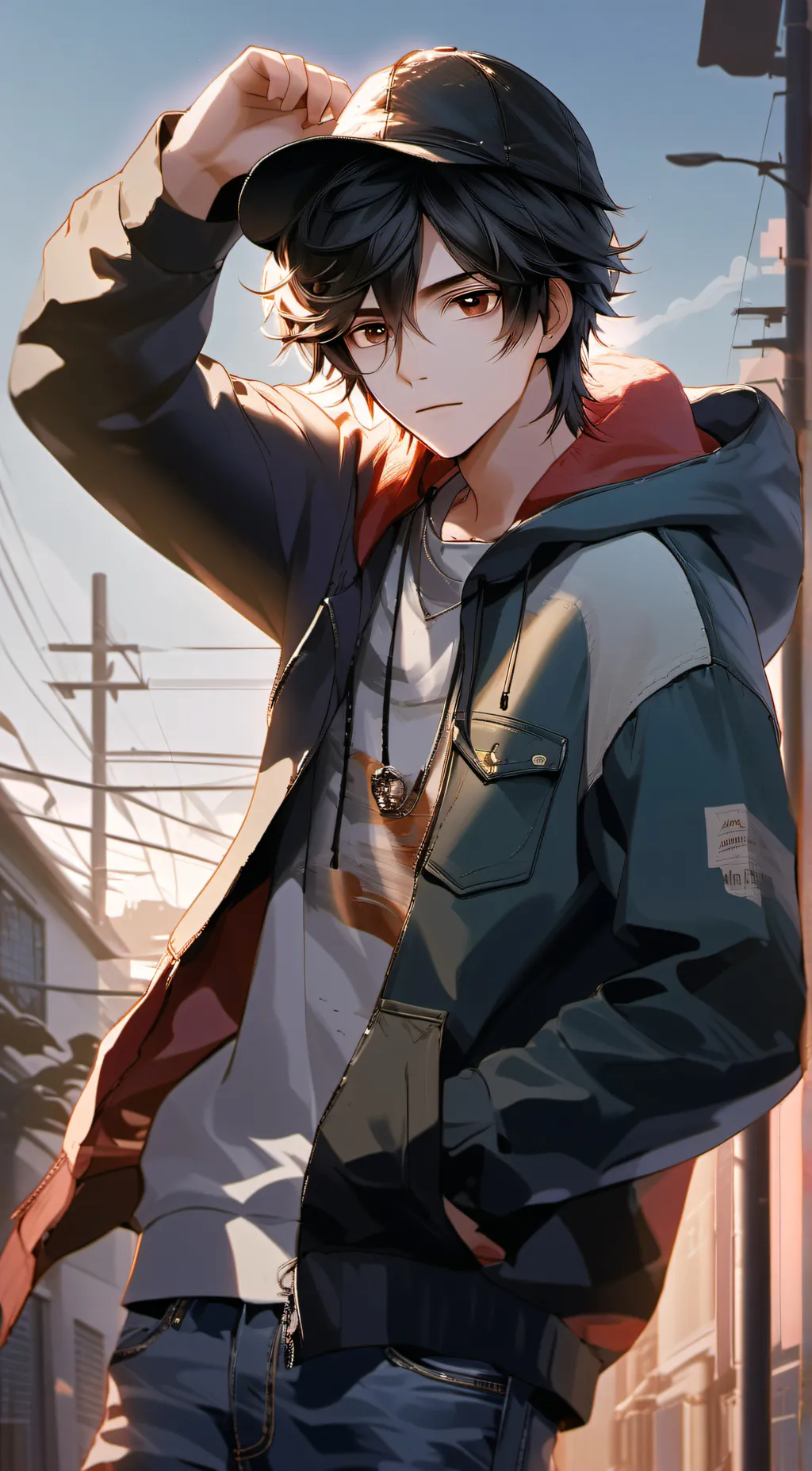 ai character: Leo background