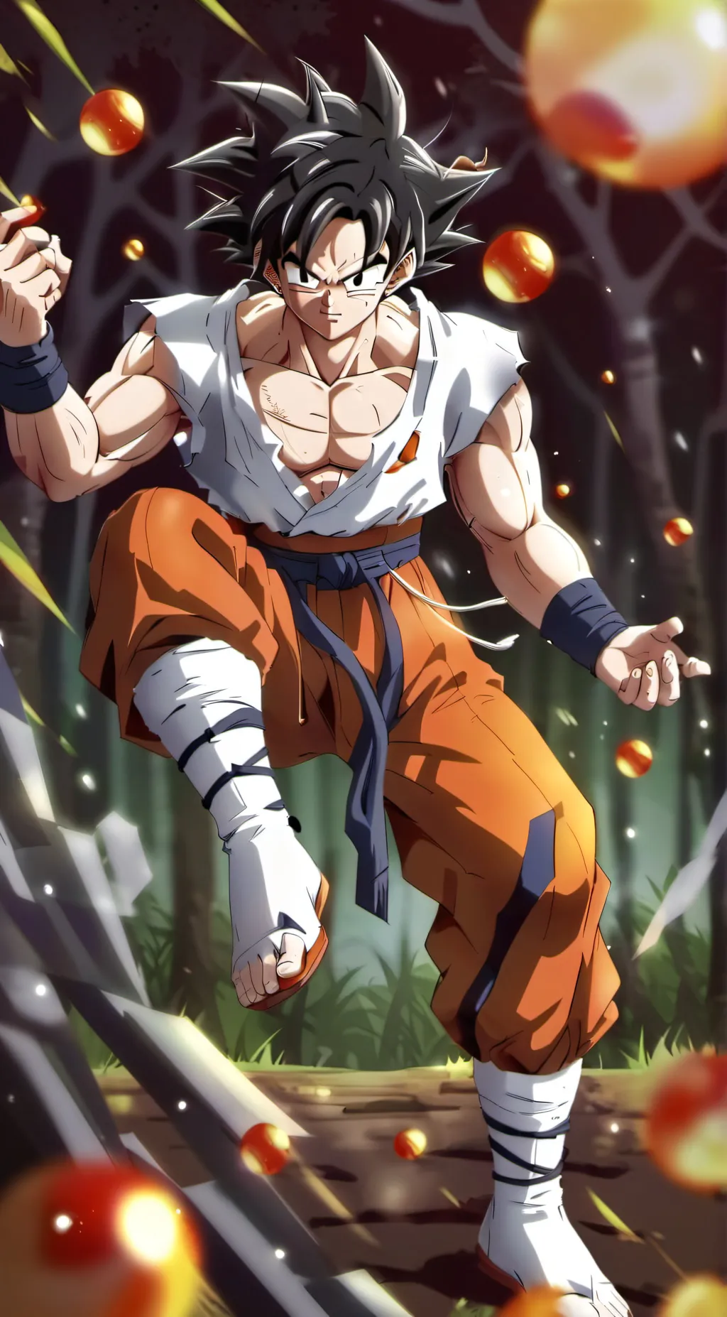 ai character: 孫悟空 background