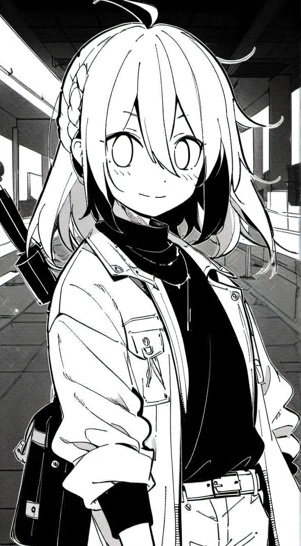 ai character: Moon sun sunrise  background