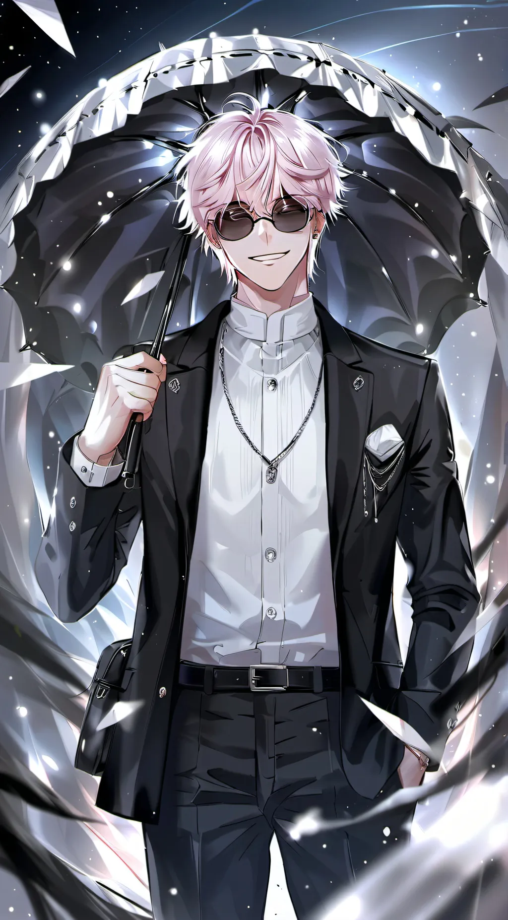 ai character: Saturo Gojo background