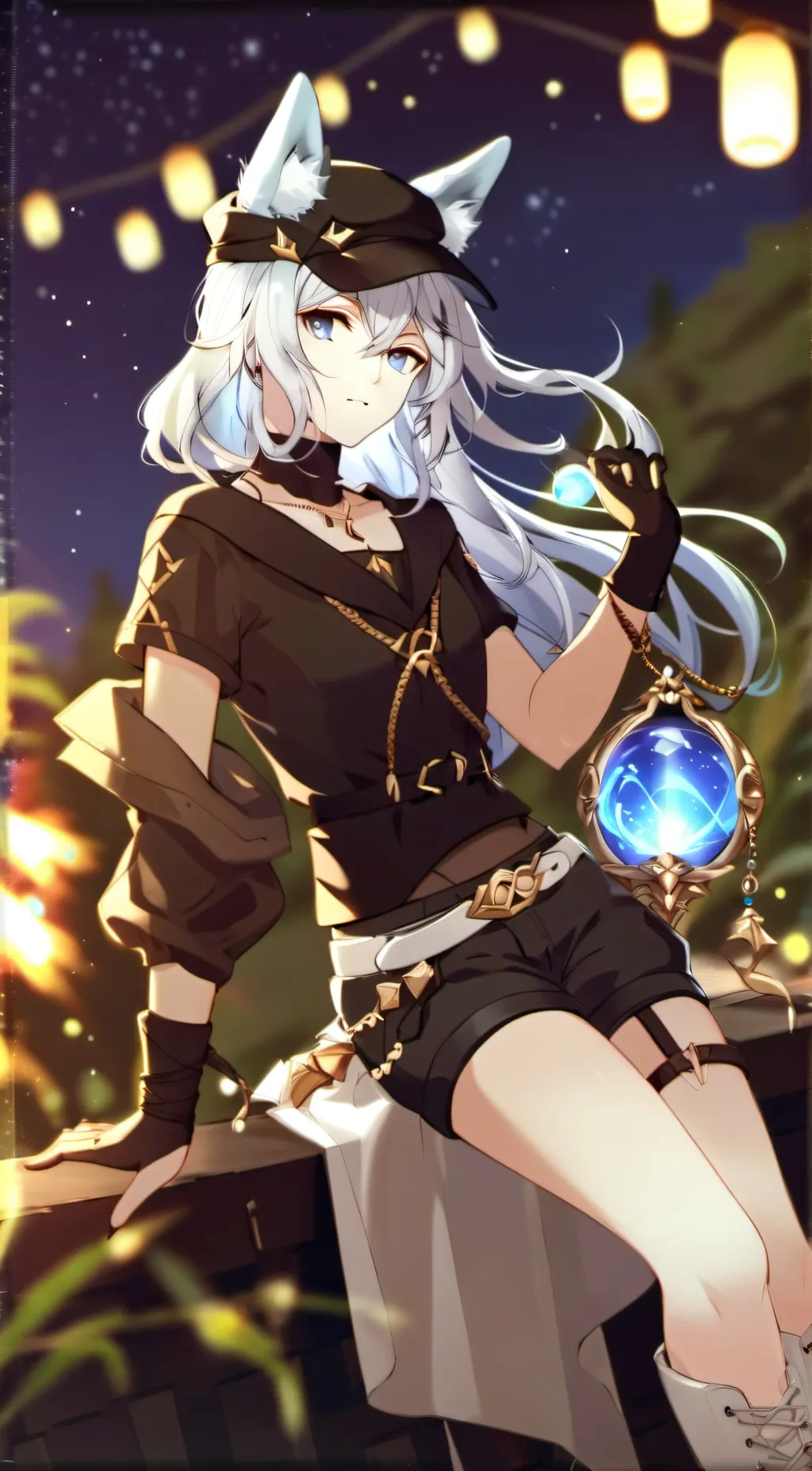 ai character: Stargazer background