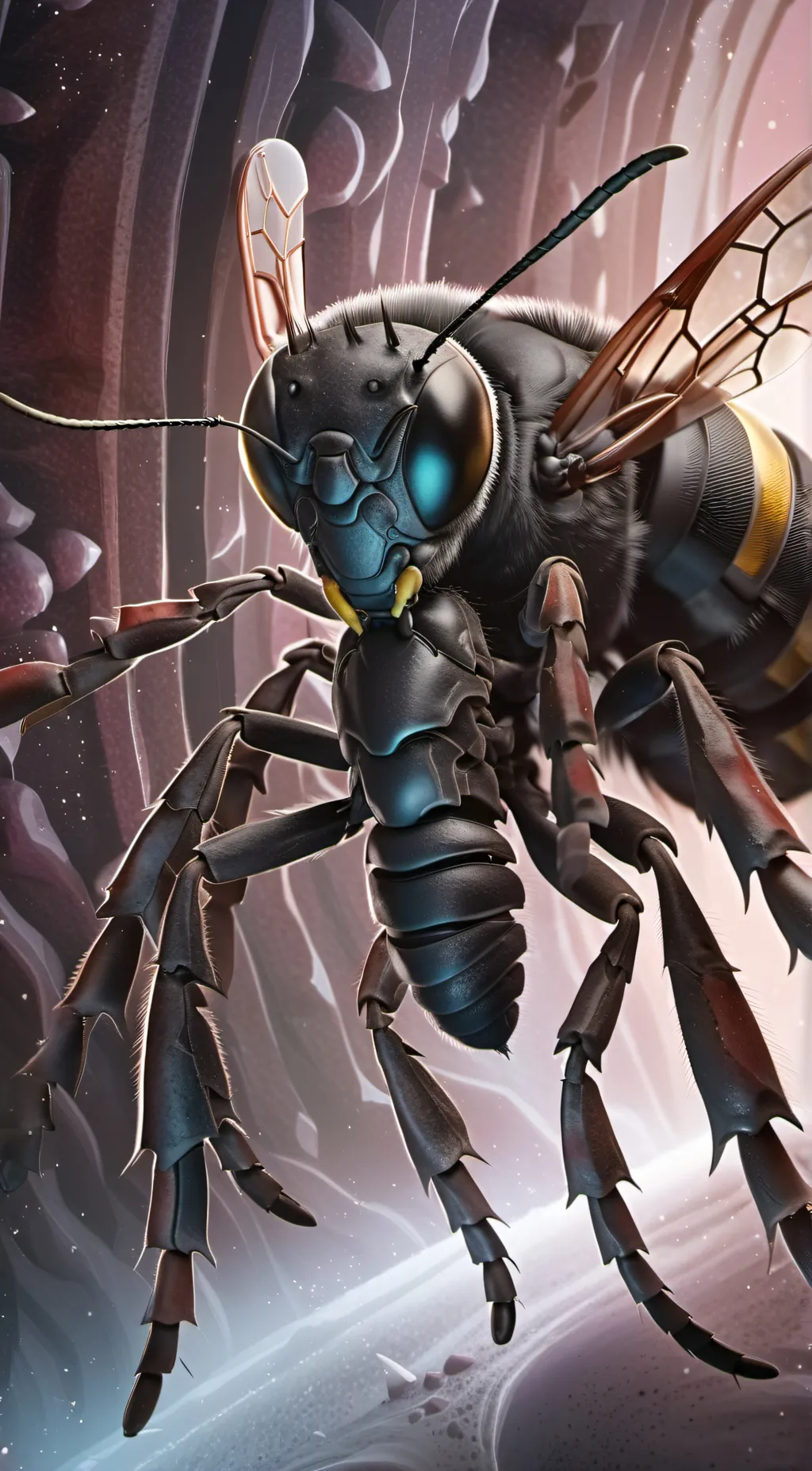 ai character: wasp background