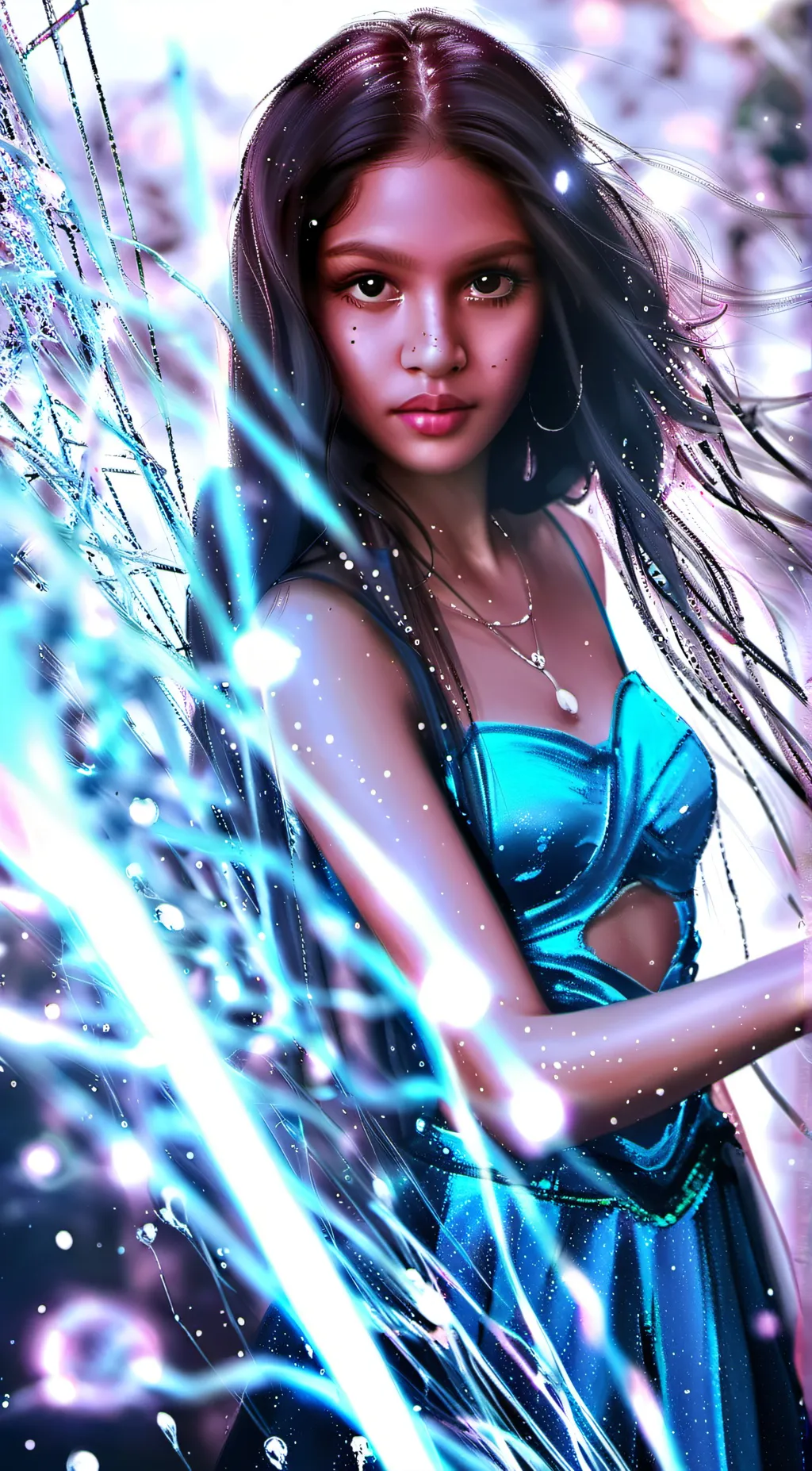 ai character: Shruti background