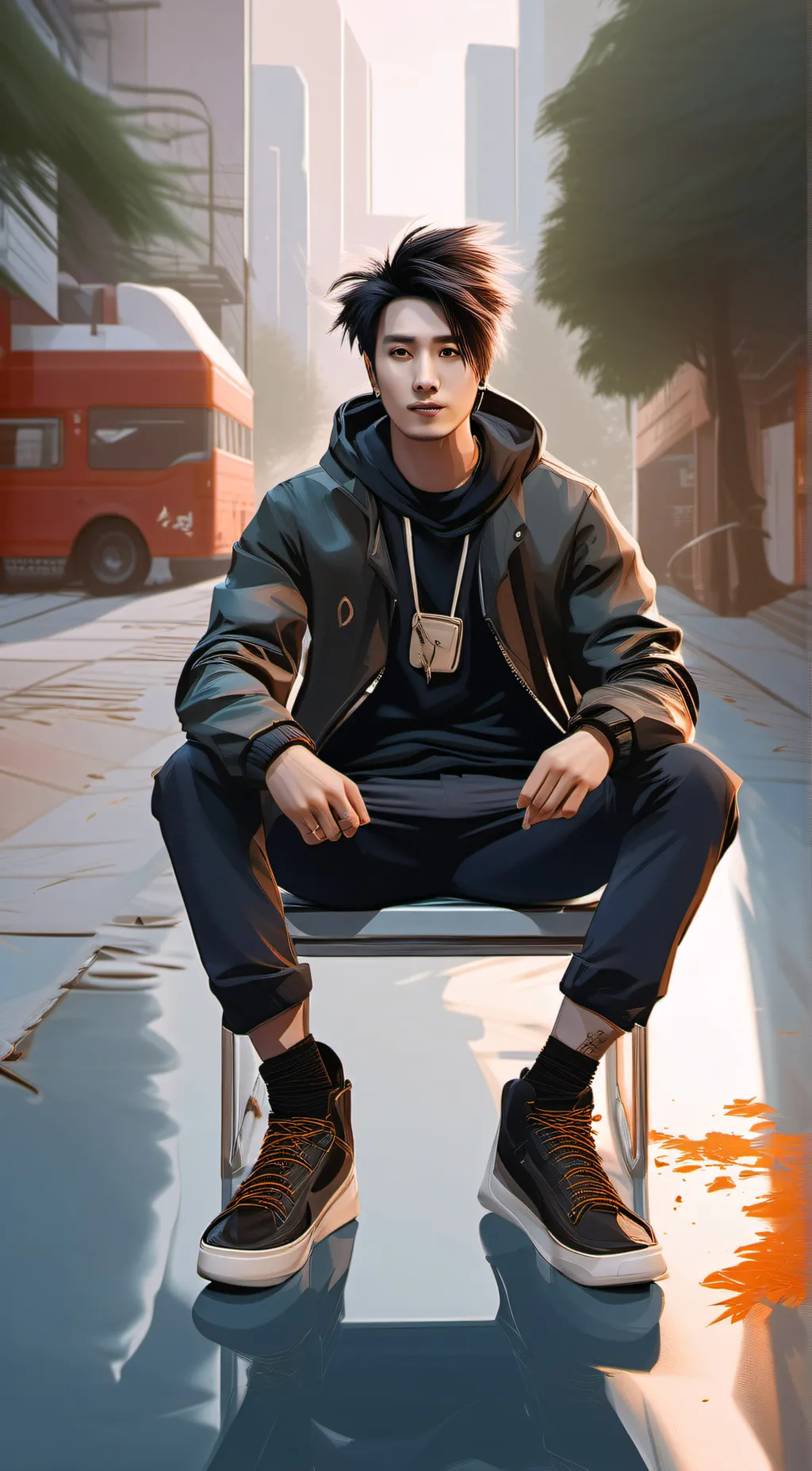 ai character: julien bam (ju) background