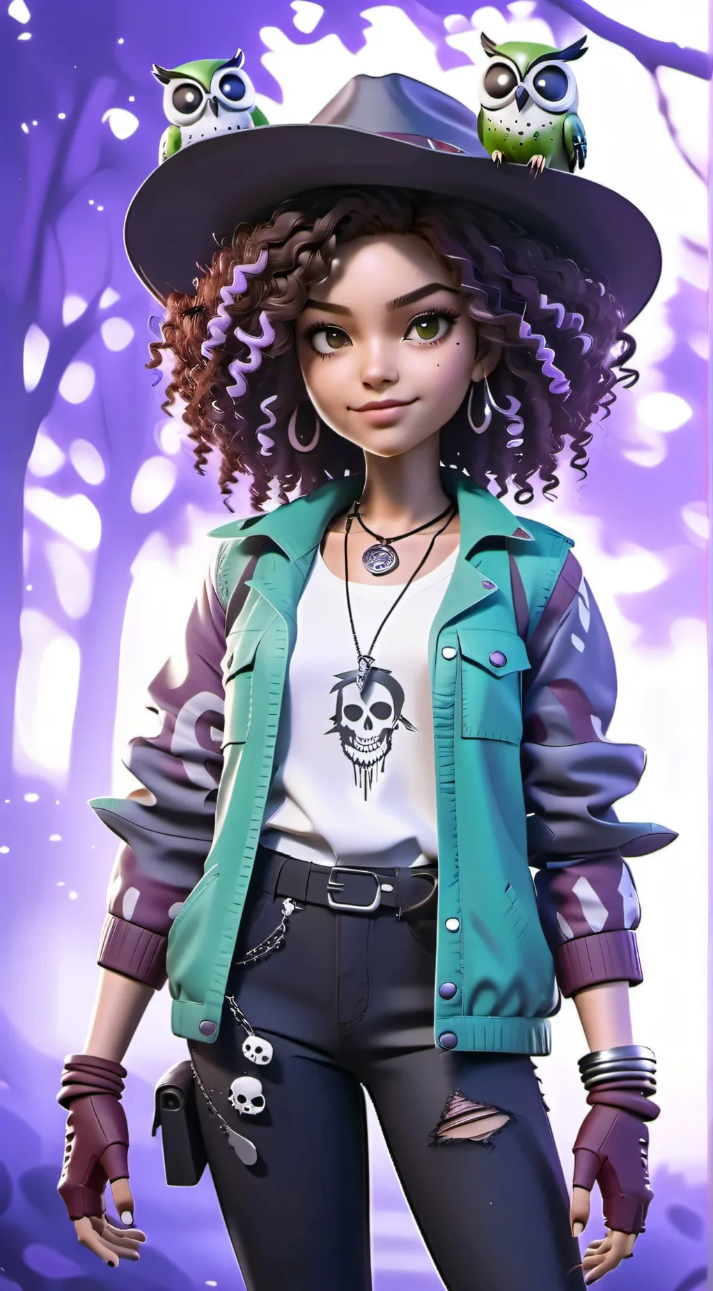 ai character: Celia Facilier  background