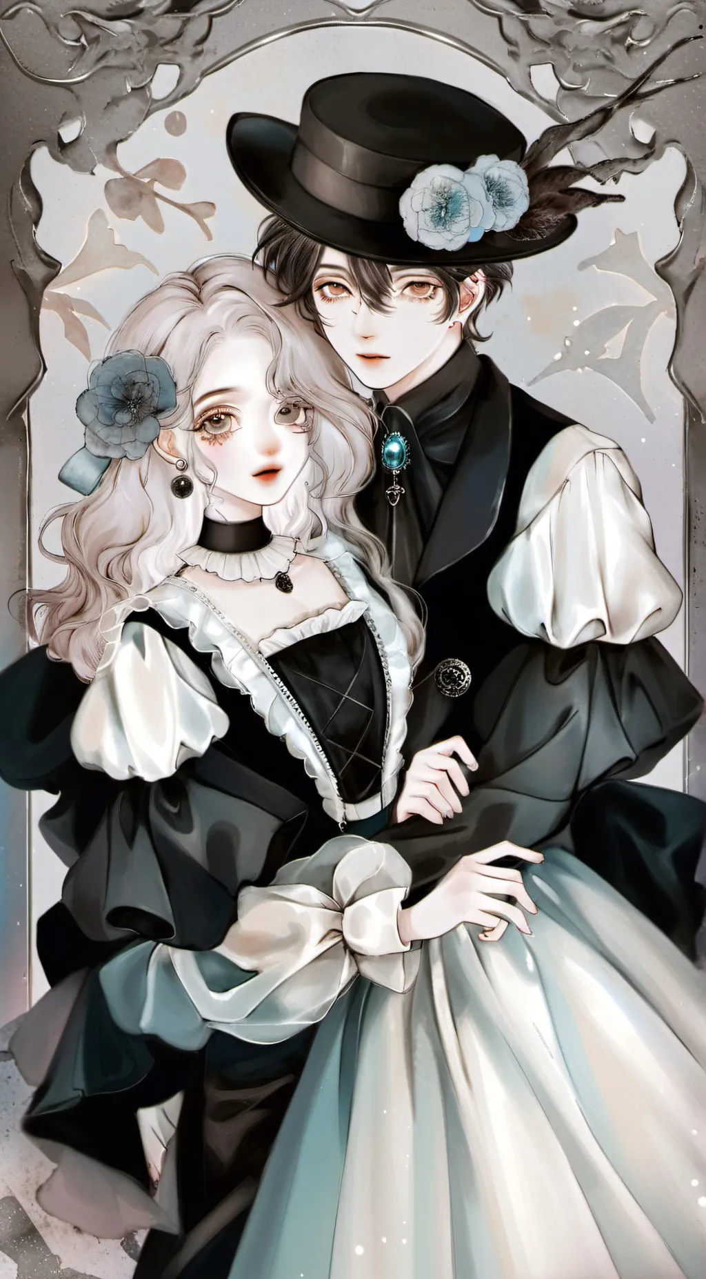 ai character: Rose background