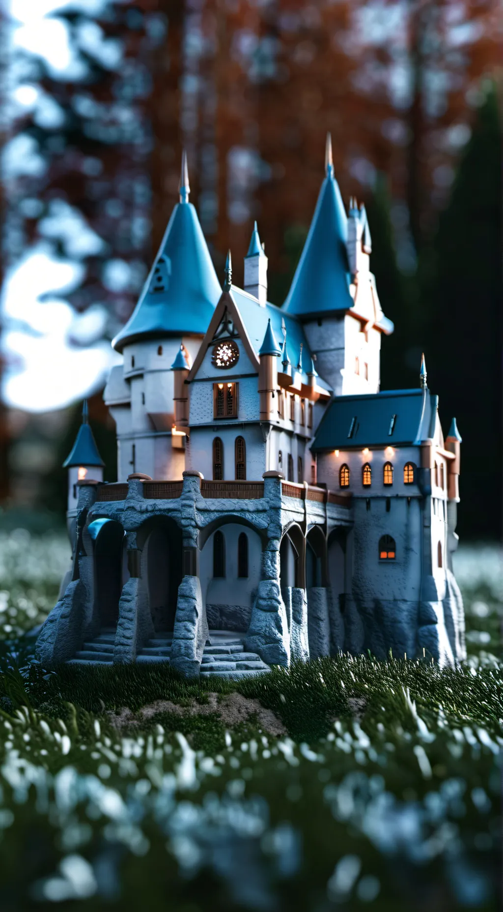 ai character: Hogwarts  background