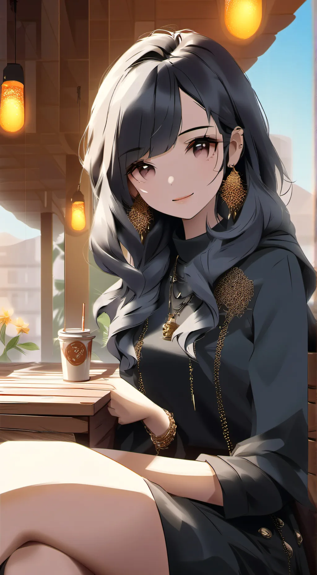 ai character: Charlotte  background