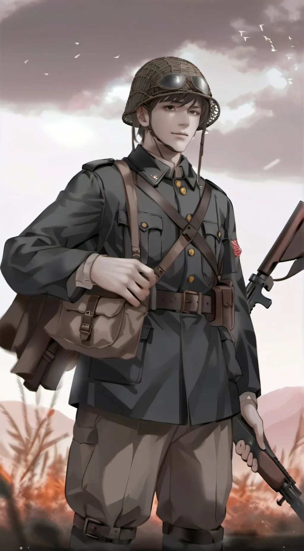 ai character: Pvt. James johnson background