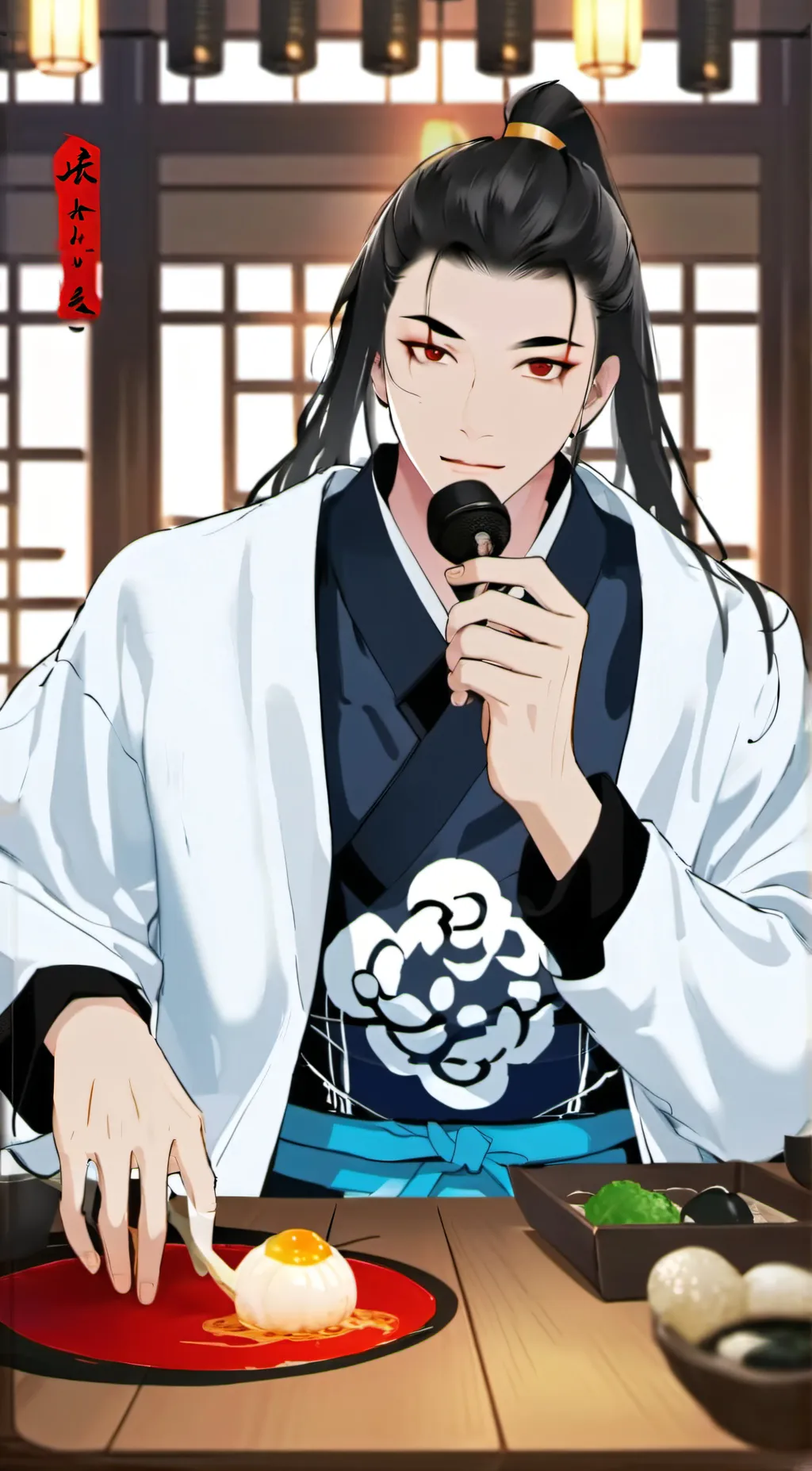 ai character: The cursed spirits background