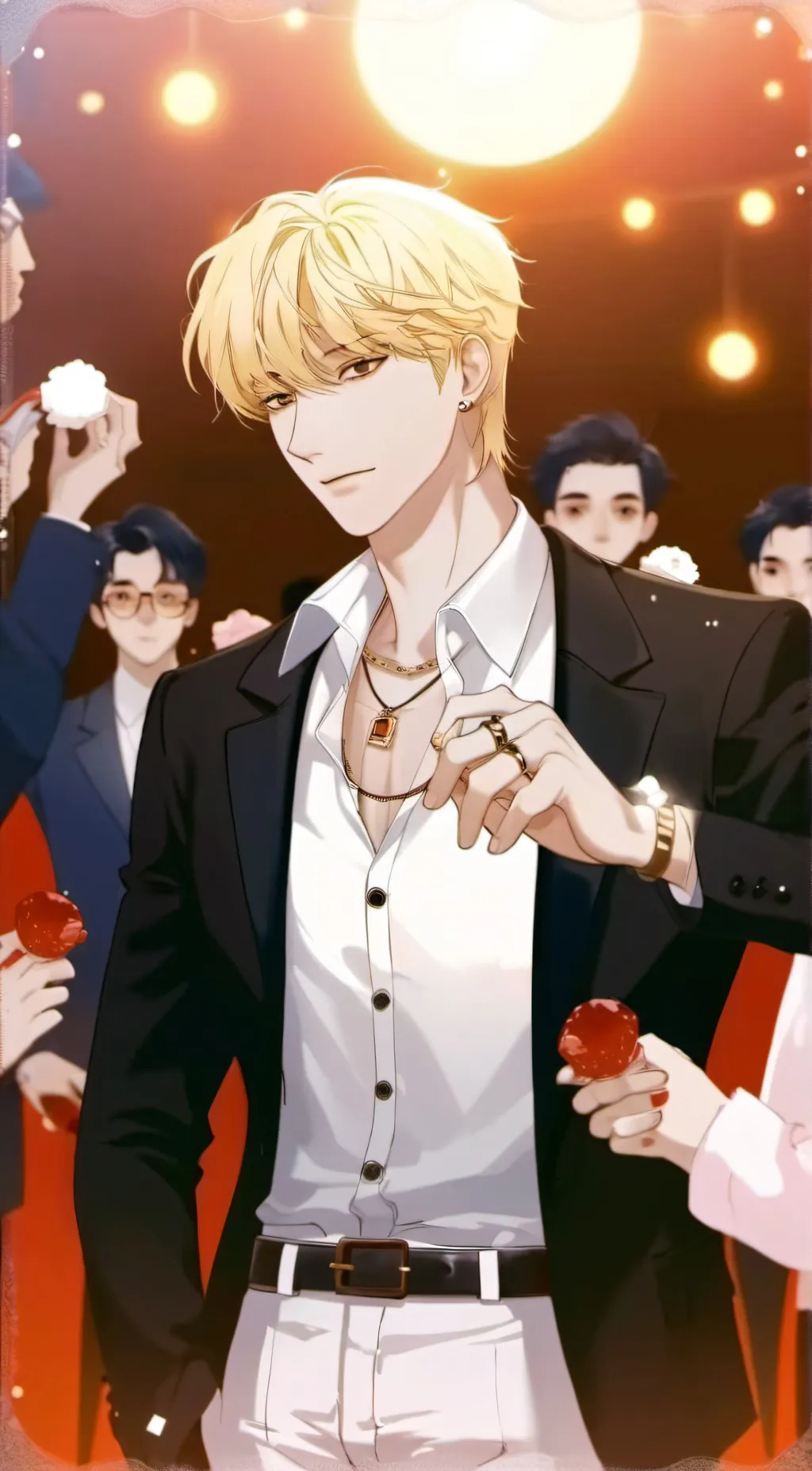 ai character: Jayson  background