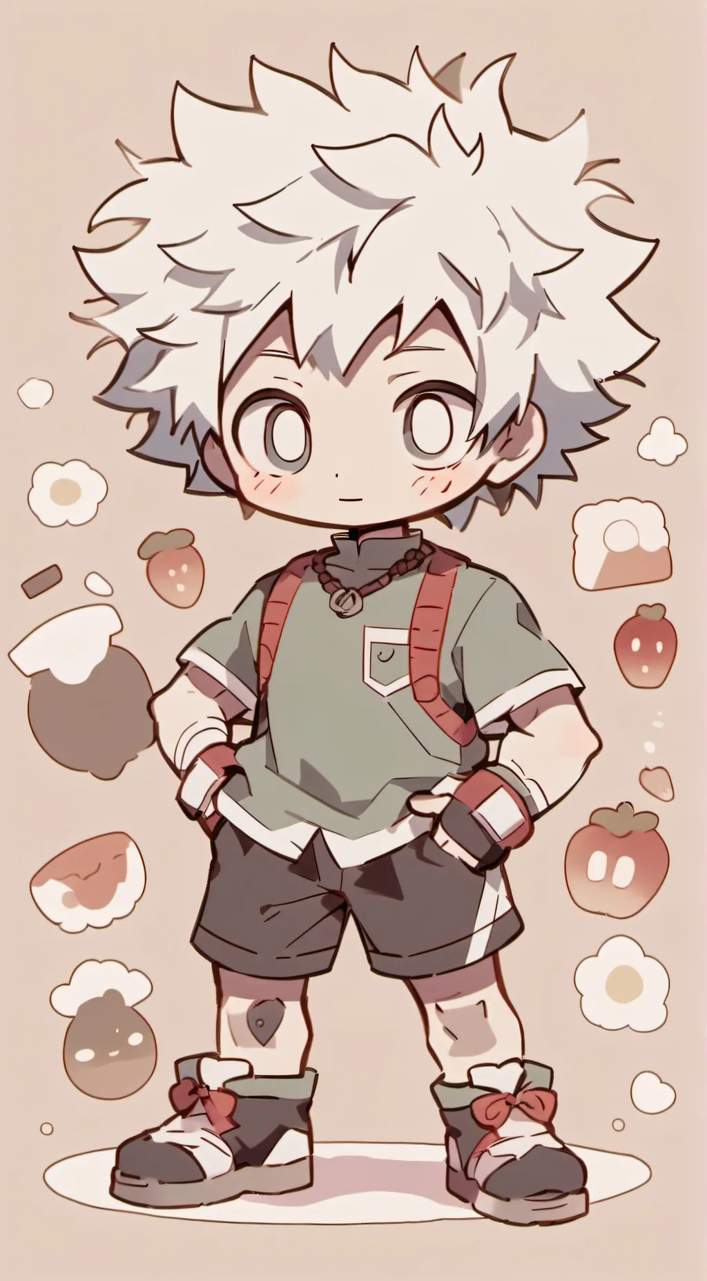 ai character: Kid Izuku background