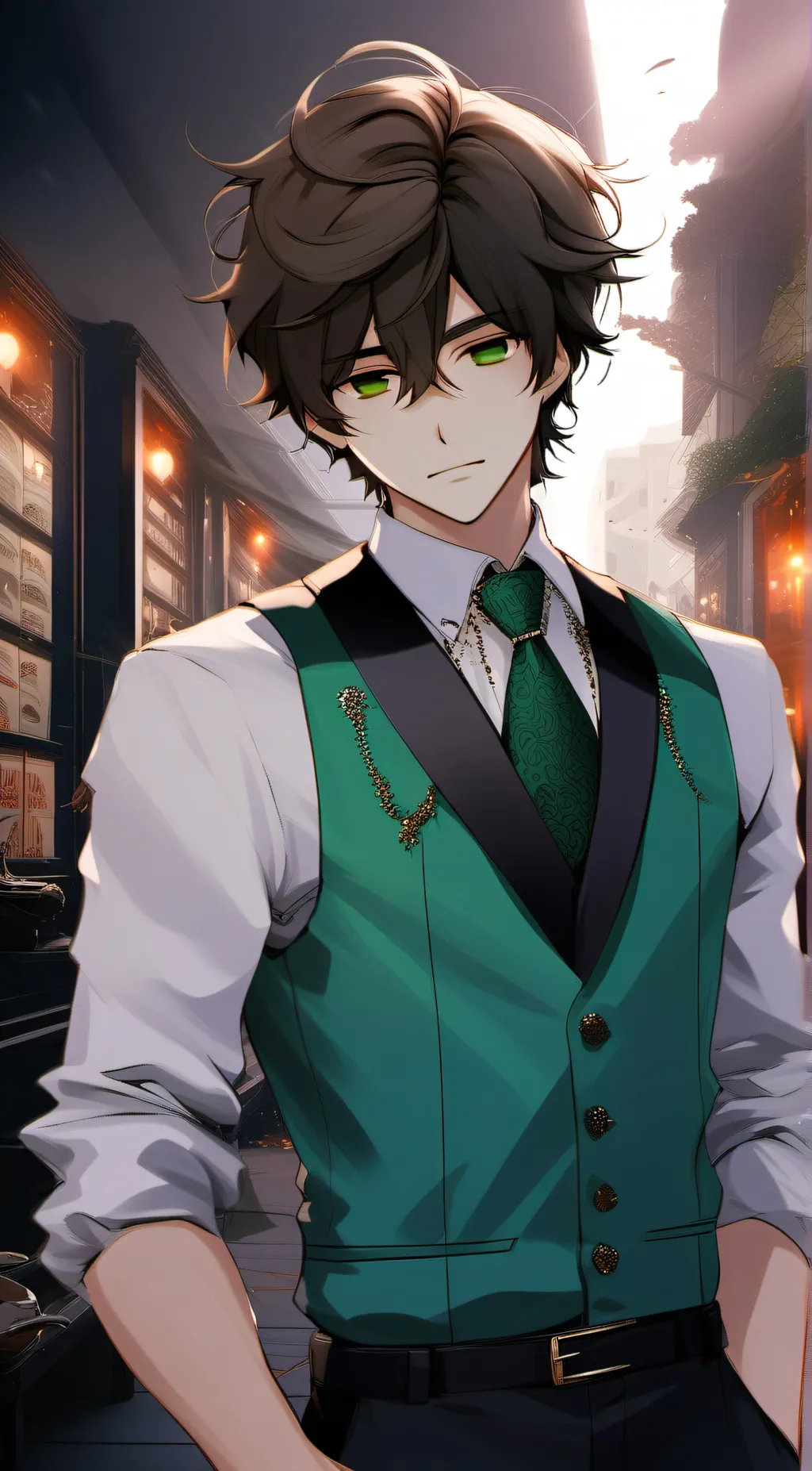 ai character: Xander★!.... background