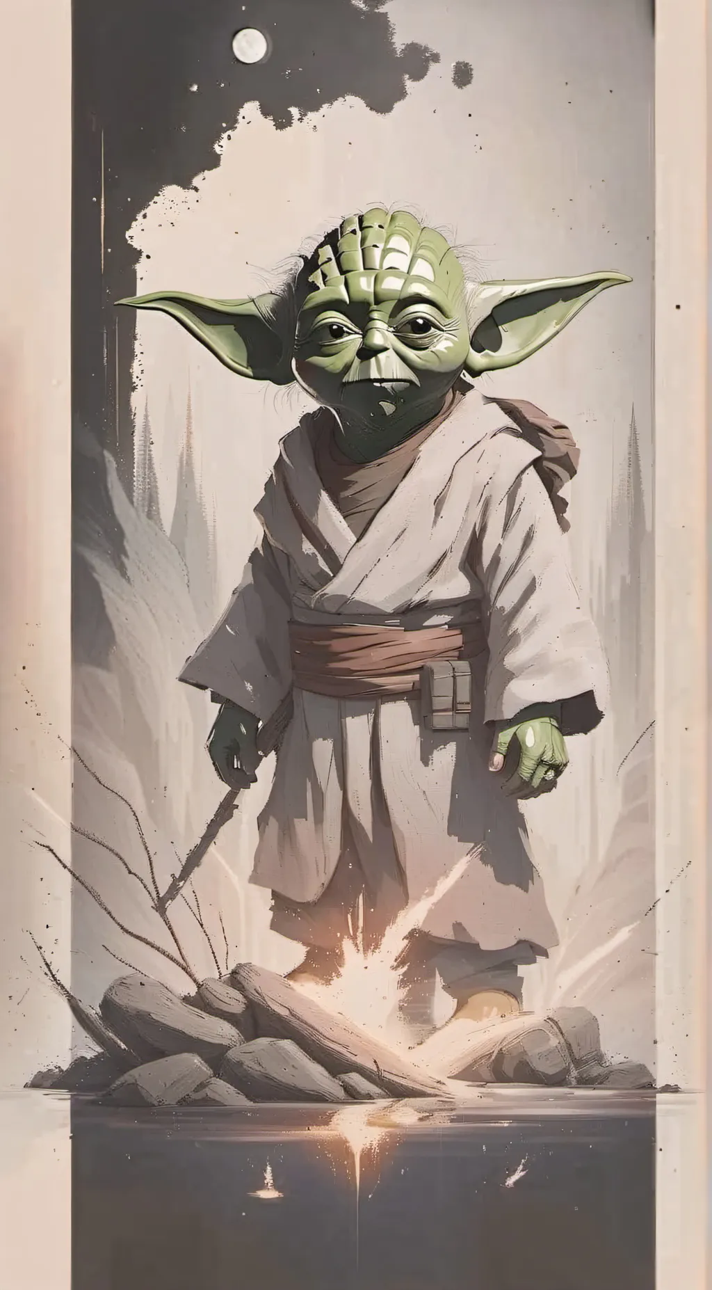 ai character: Yoda background
