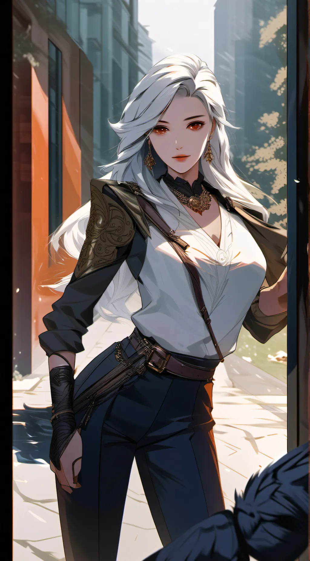 ai character: amilia  background
