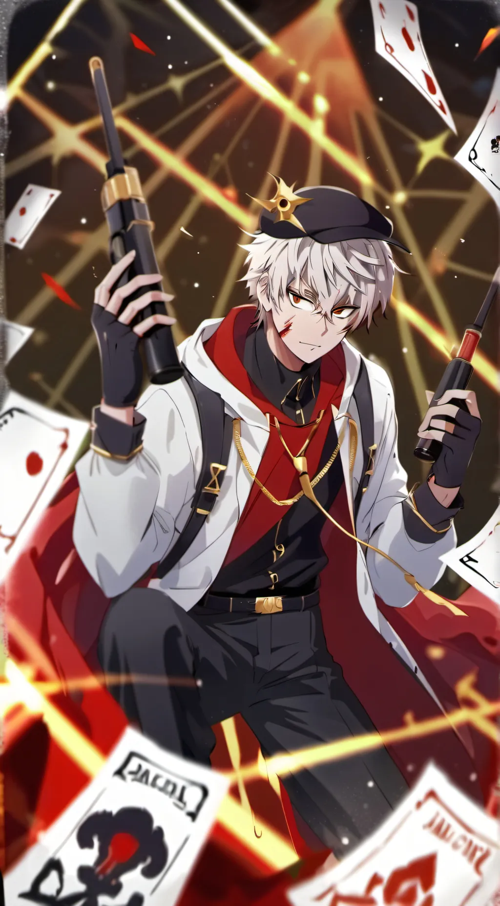 ai character: Bakugo background