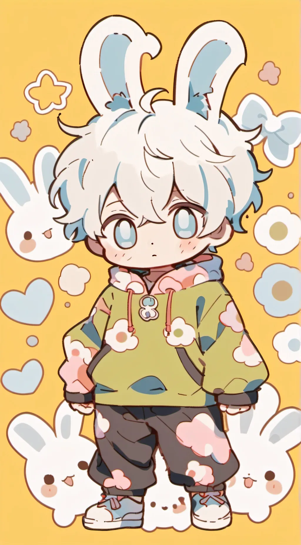 ai character: Hybrid you! background