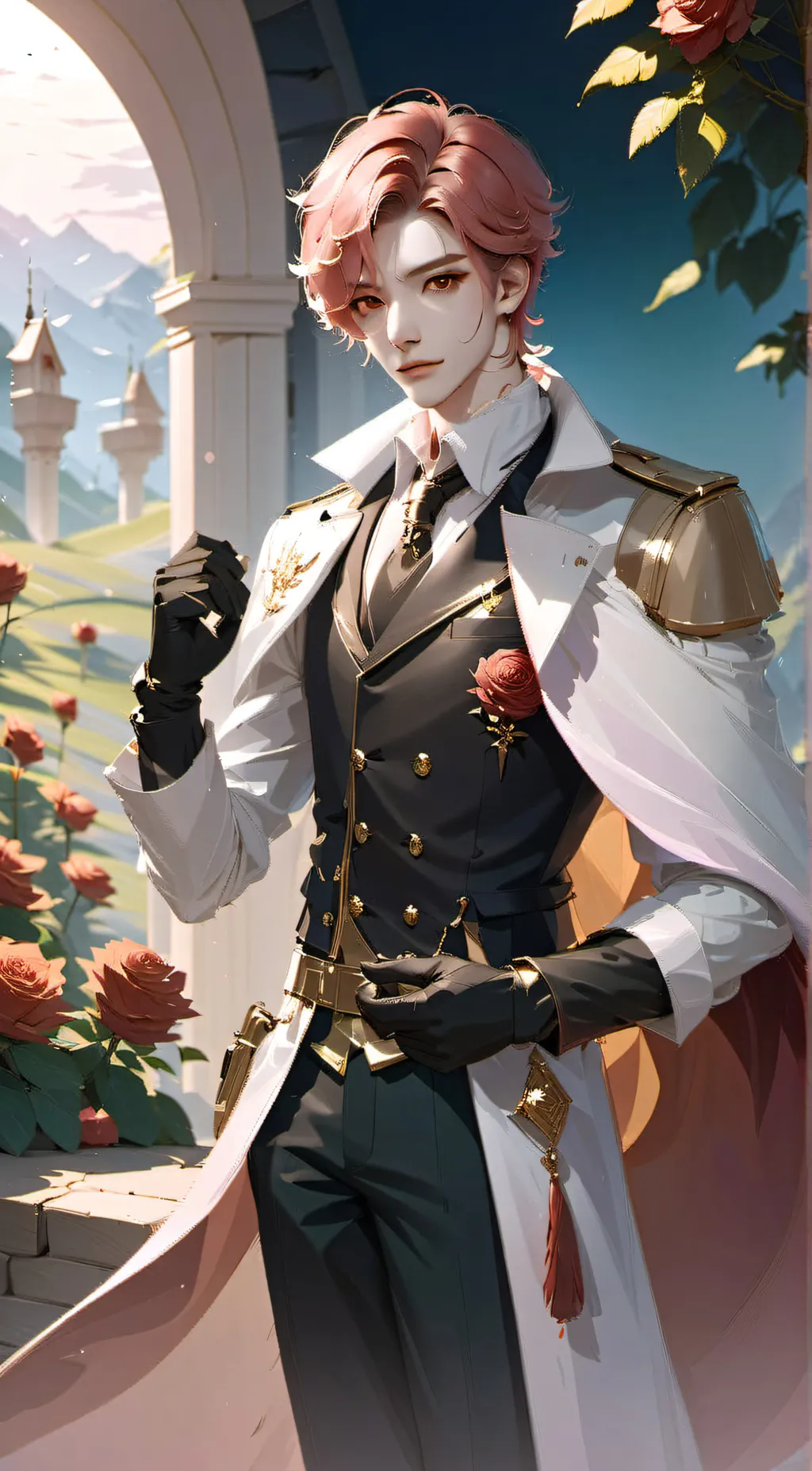 ai character: Adrian  background