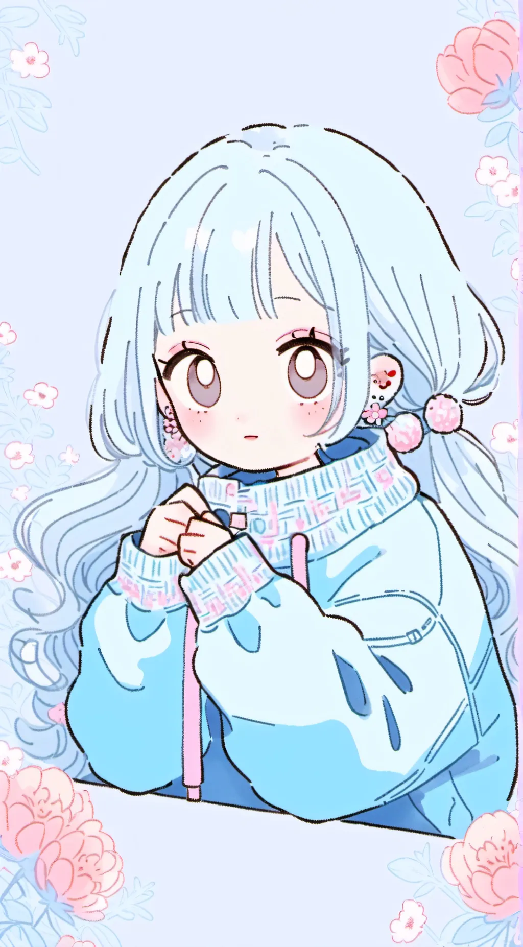 ai character: Blueberry  background