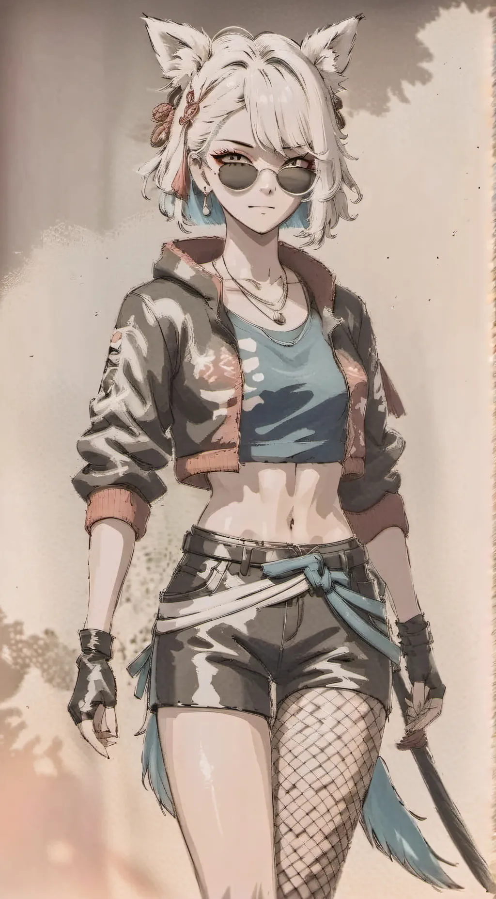 ai character: Aria background