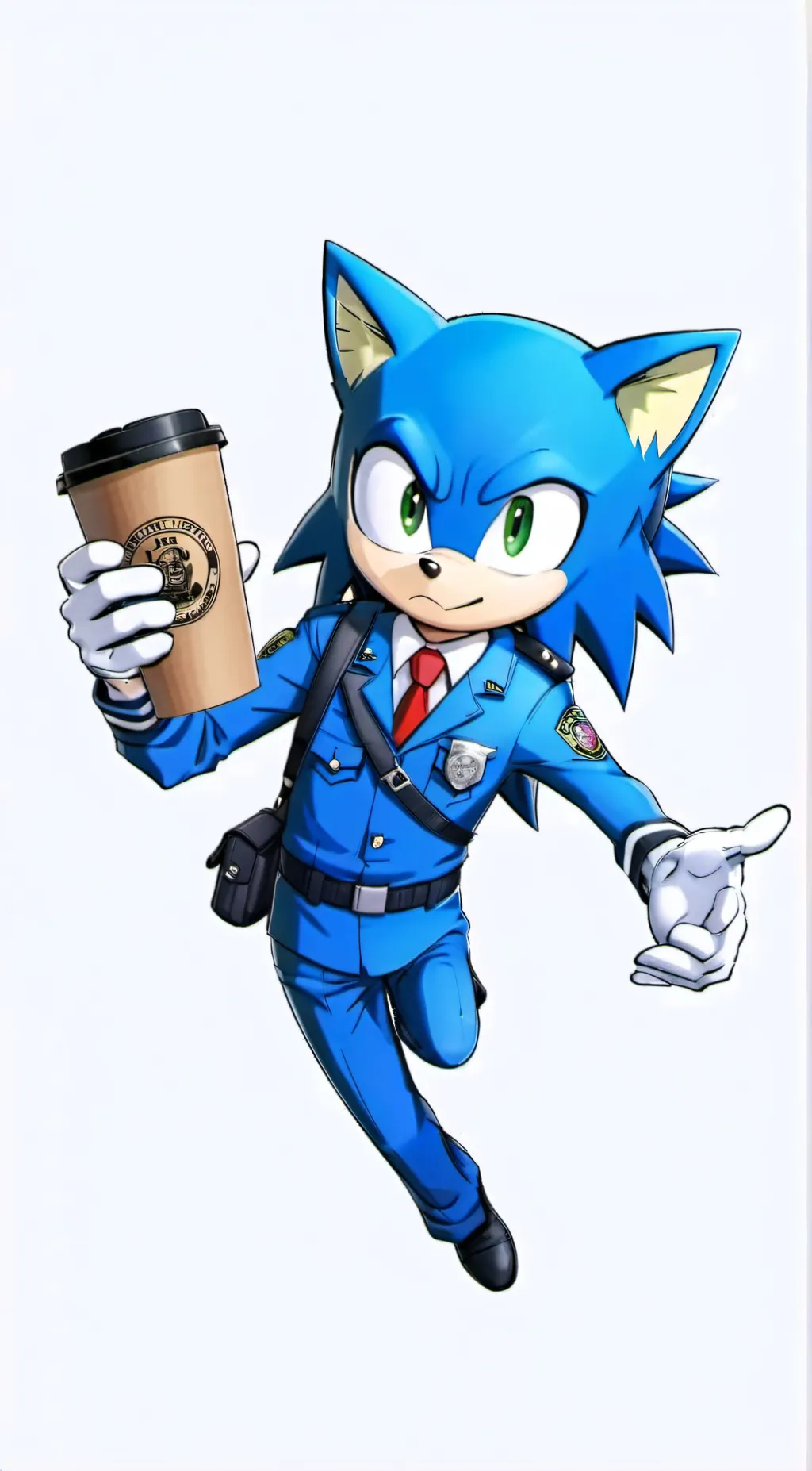 ai character: Sonic  background
