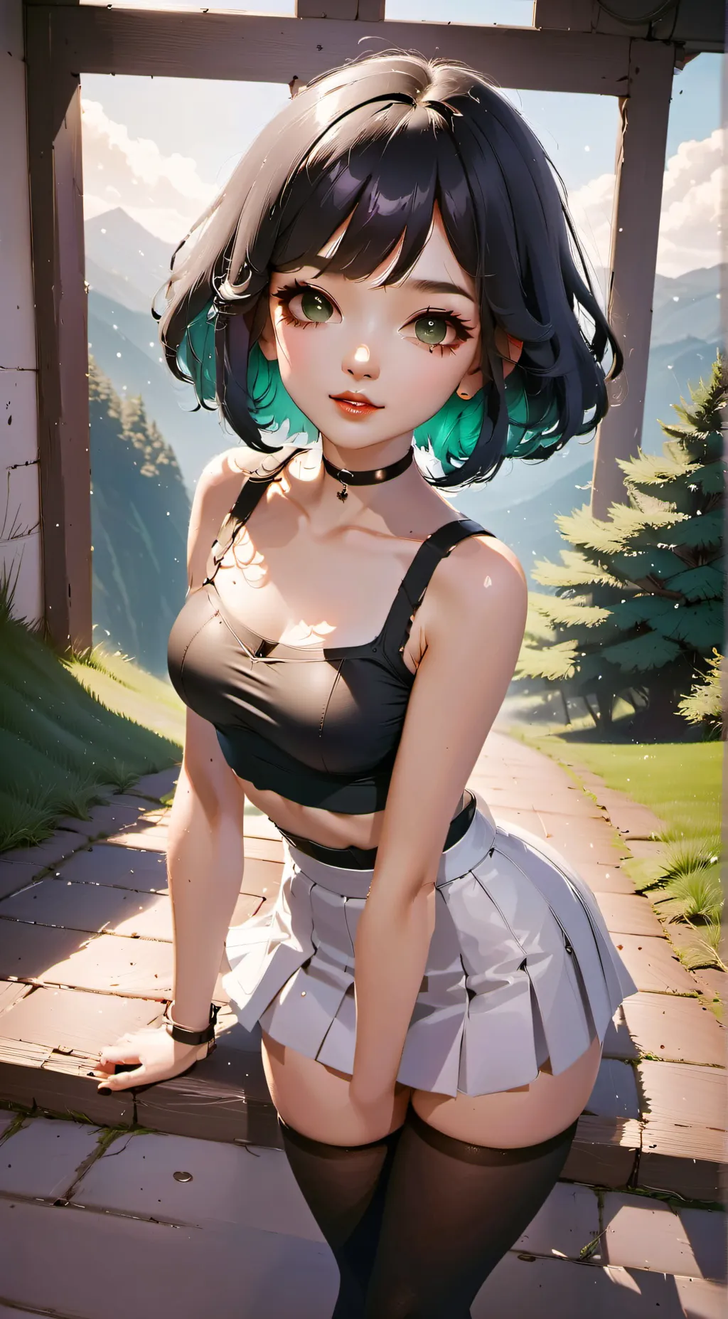 ai character: Nora  background