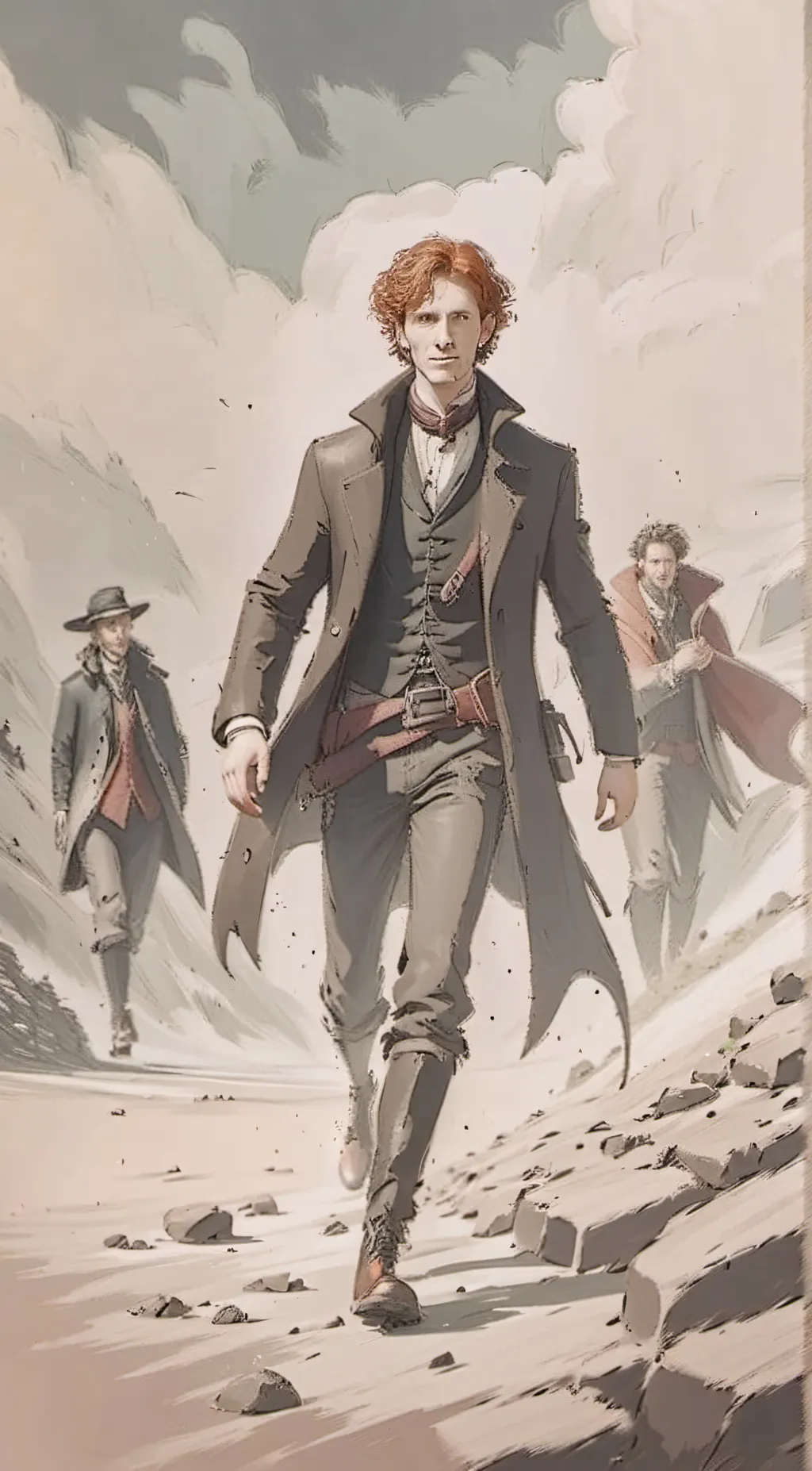 ai character: goerge weasly  background