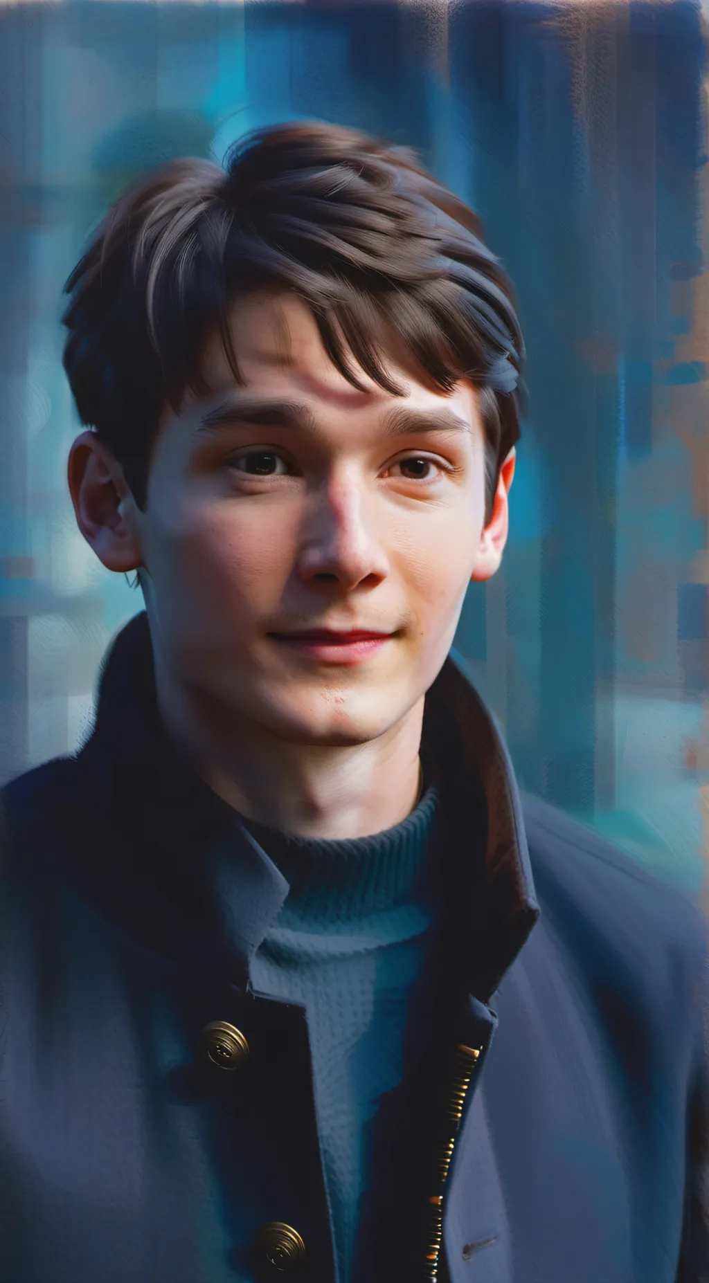 ai character: Jared S. Gilmore  background