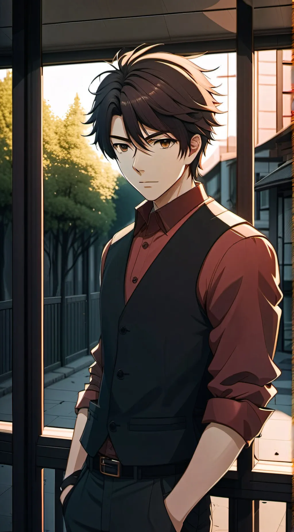 ai character: Matthew  background