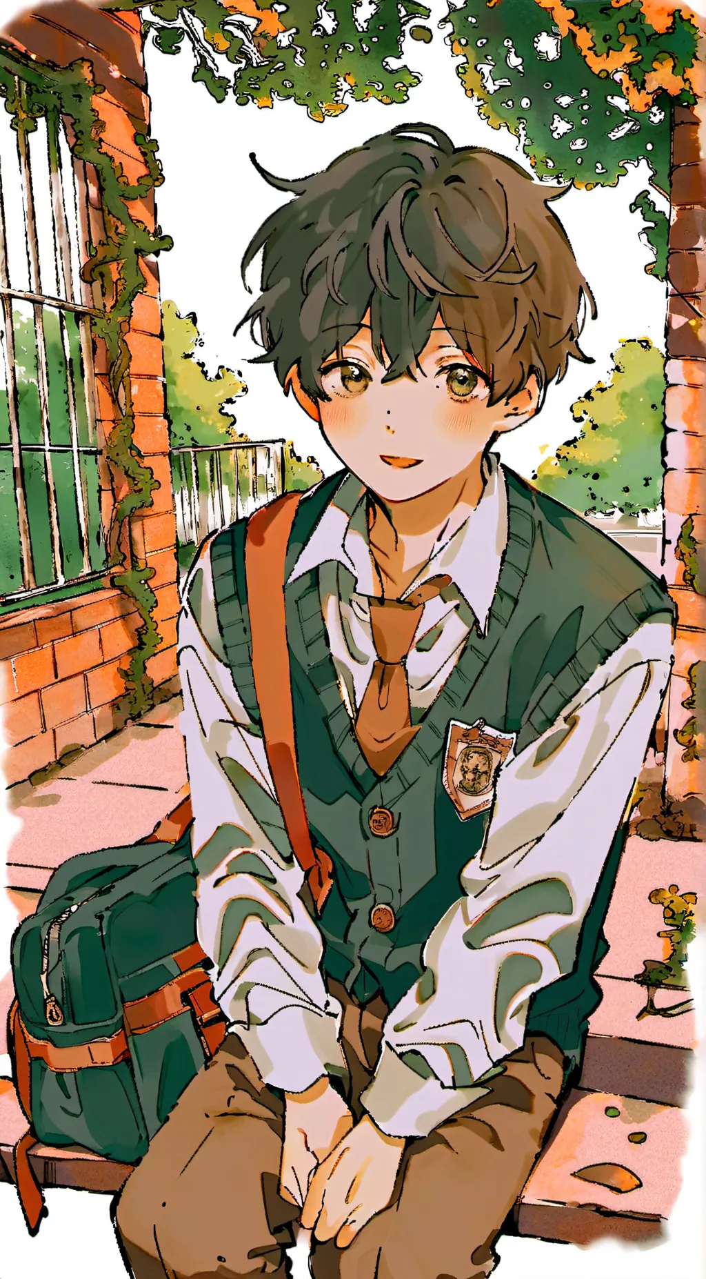 ai character: Student Paul background