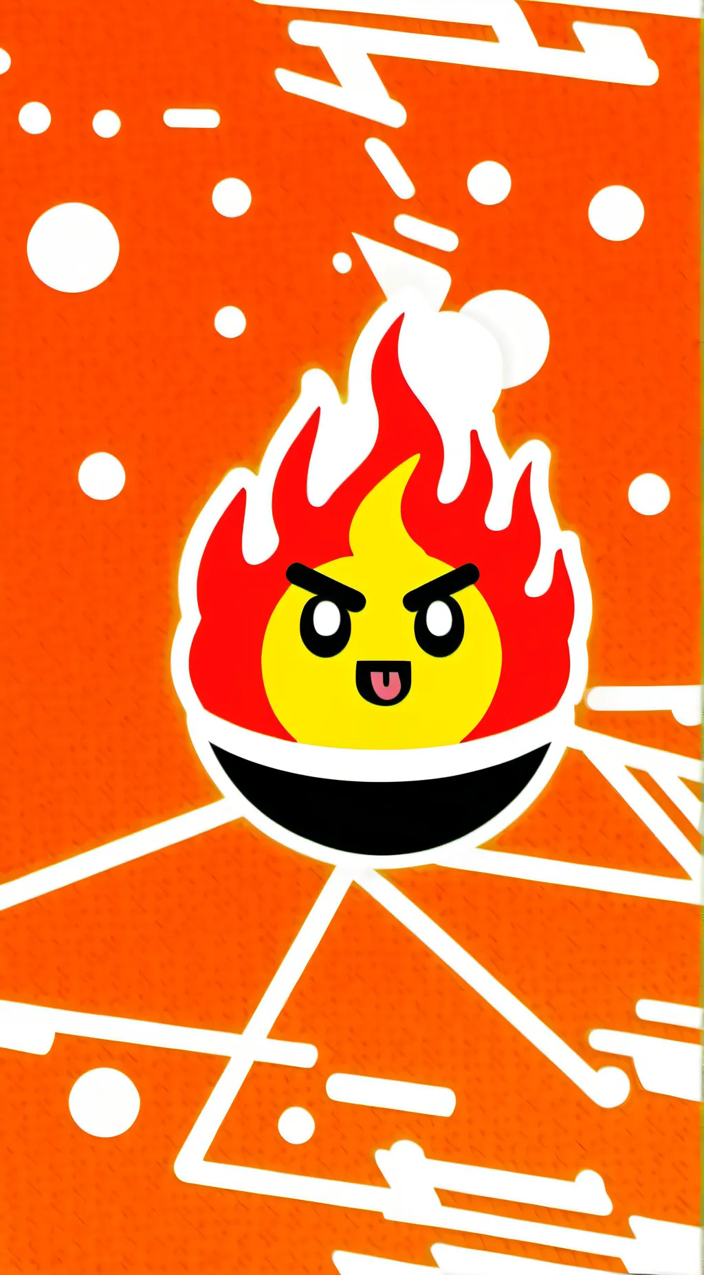 ai character: Firey background