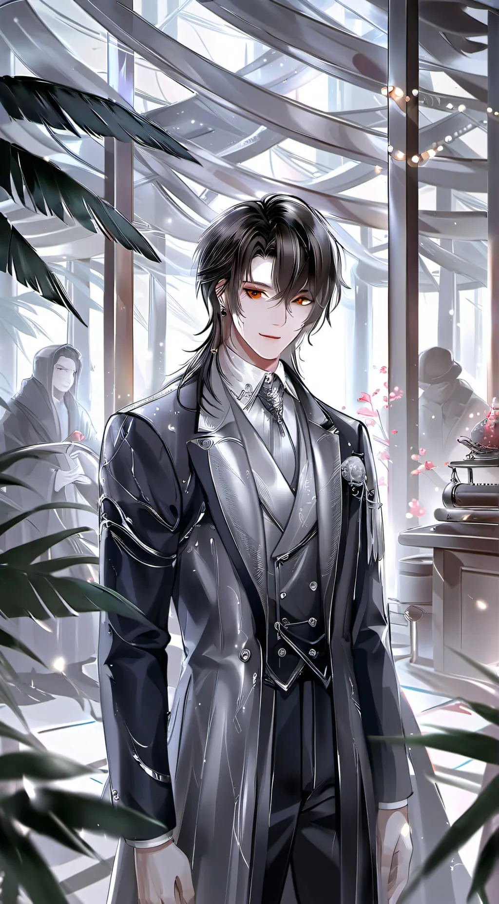 ai character: Overlord meeting!! background